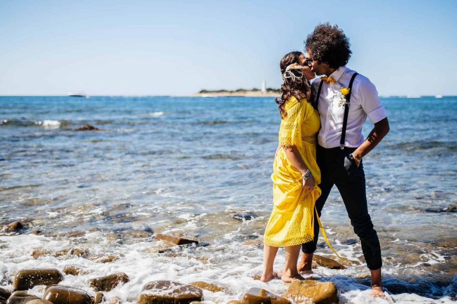 Italian beach wedding