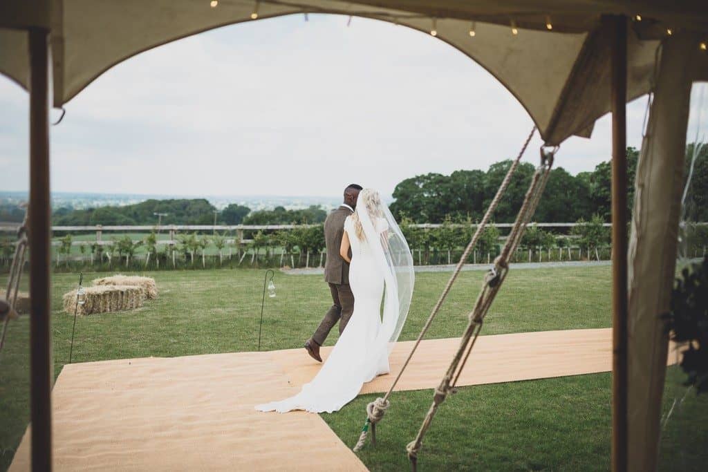 Marquee at Harthill Weddings Cheshire // Rebecca & Richard