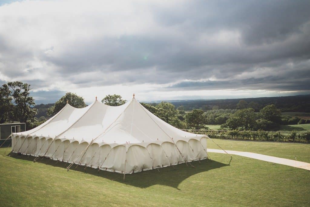 marquee at harthills wedding cheshire