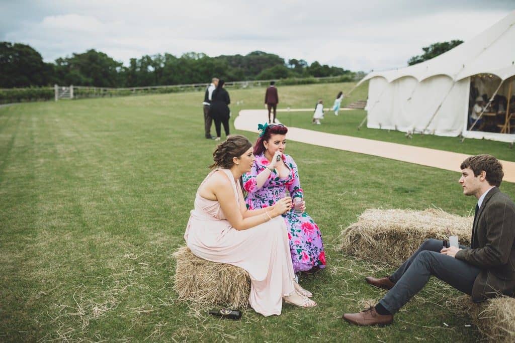 marquee at harthills wedding cheshire