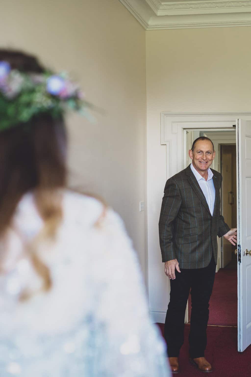 trafford hall woodland wedding in cheshire