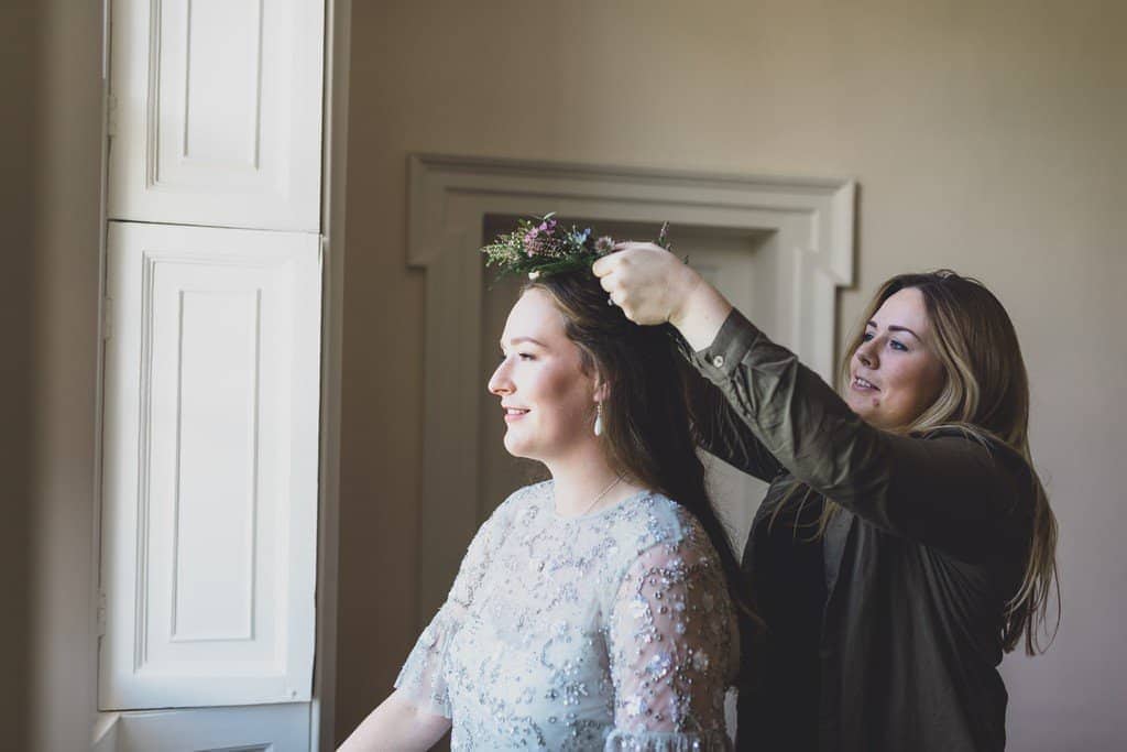 trafford hall woodland wedding in cheshire