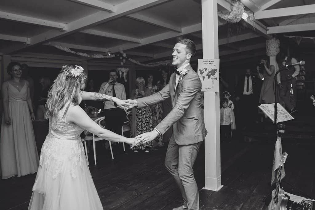 italy wedding photographer bride boho and blue suit relaxe