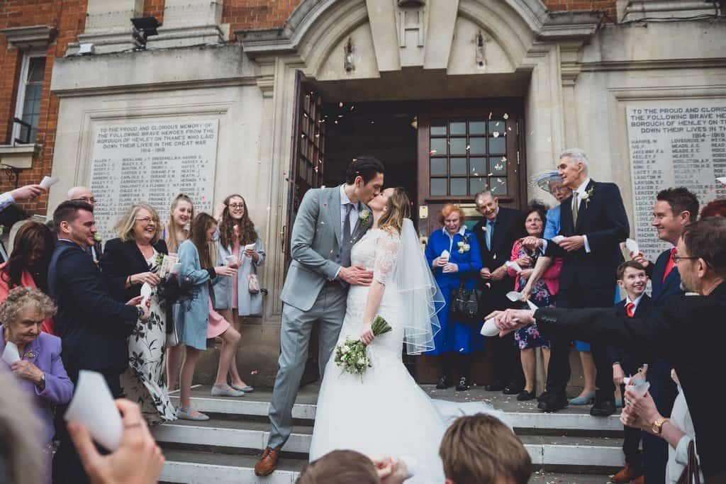 henley on thames town hall and boat wedding photography