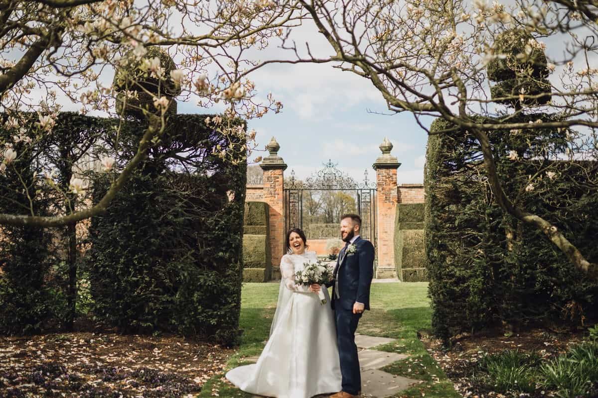 cheshire wedding photographer at arley hall in the northwest