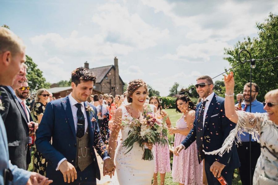 Festival marquee wedding // Katherine & Matt