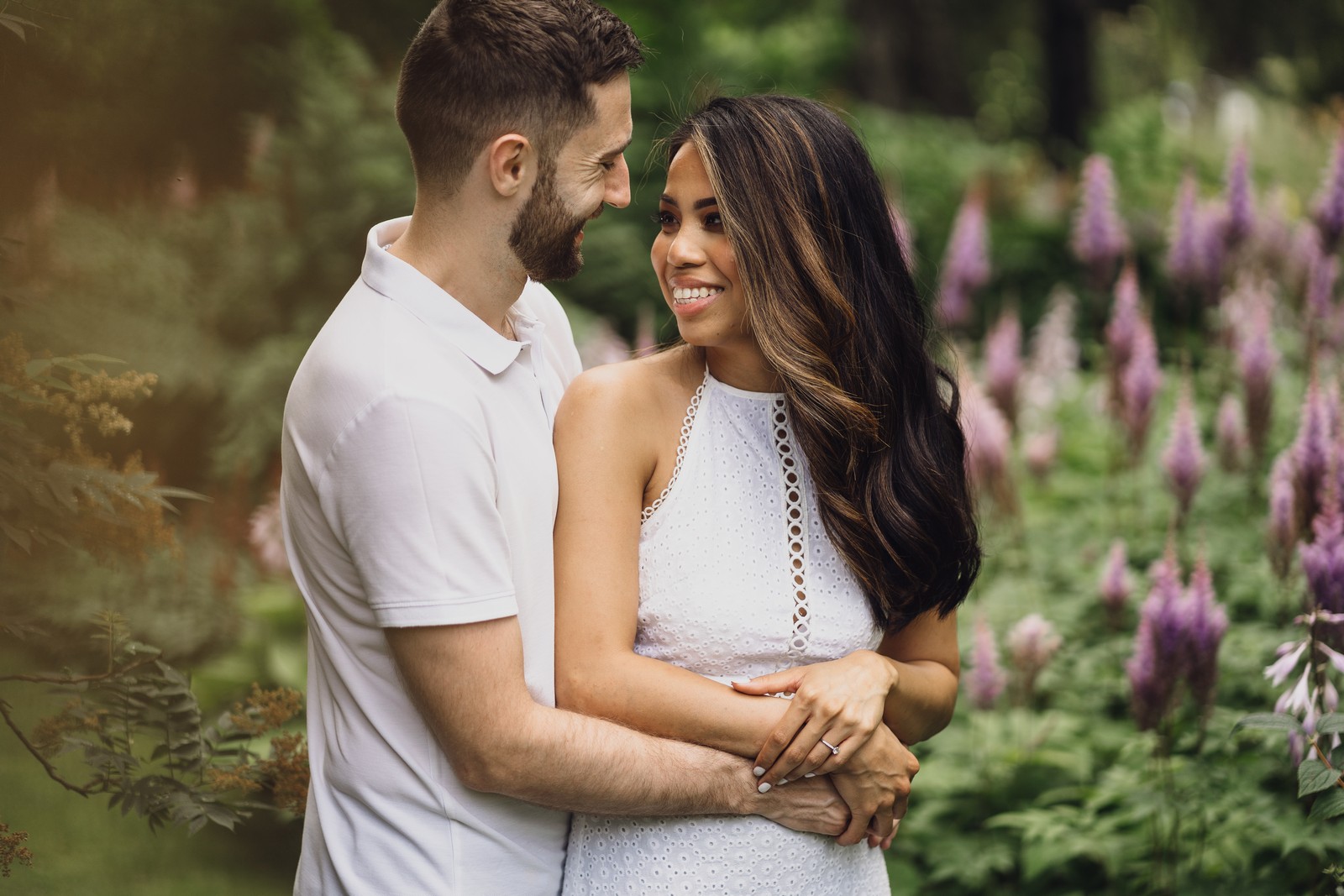 a cheshire engagement shoot at dunham massey in manchester