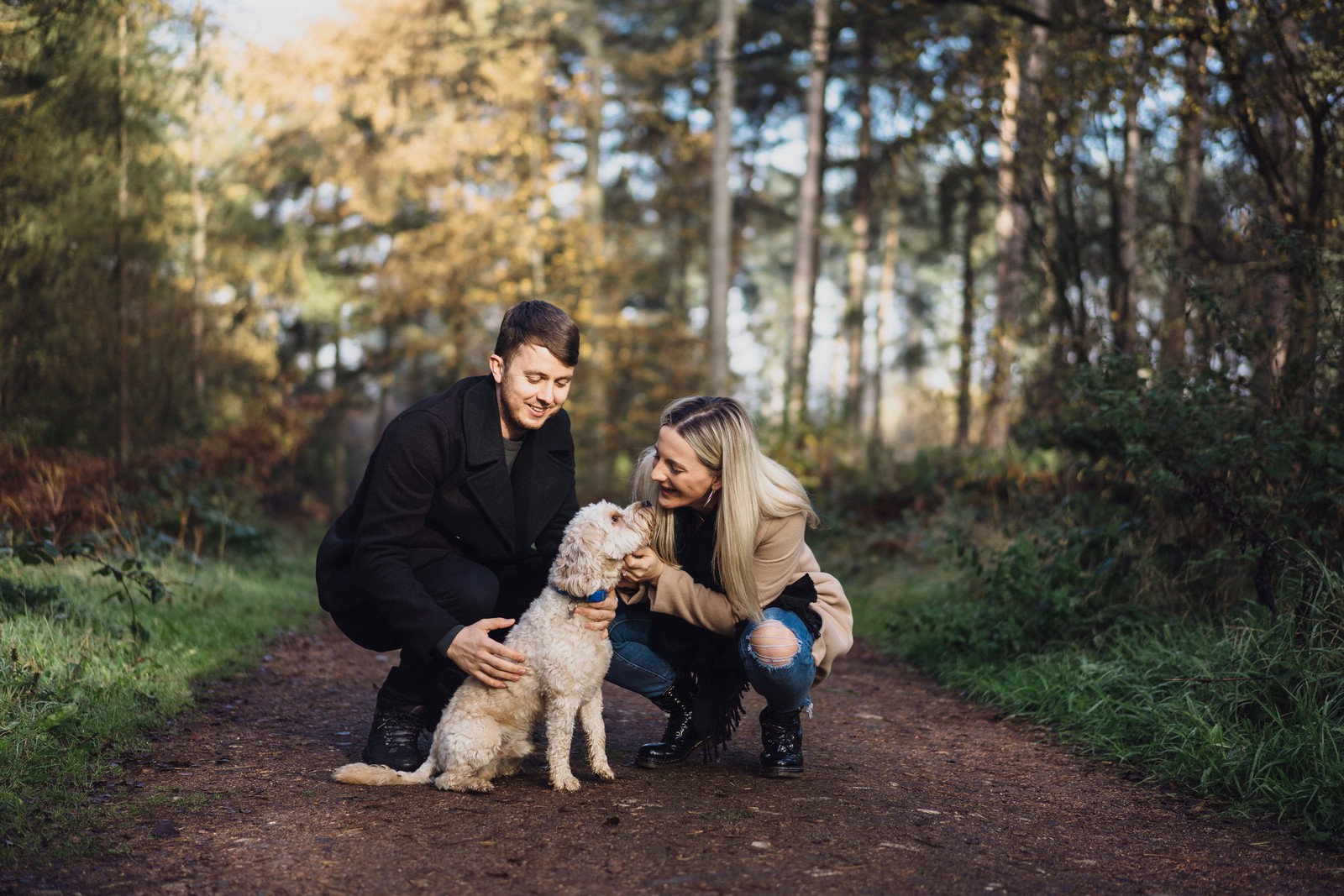 cheshire delamere engagement photographer