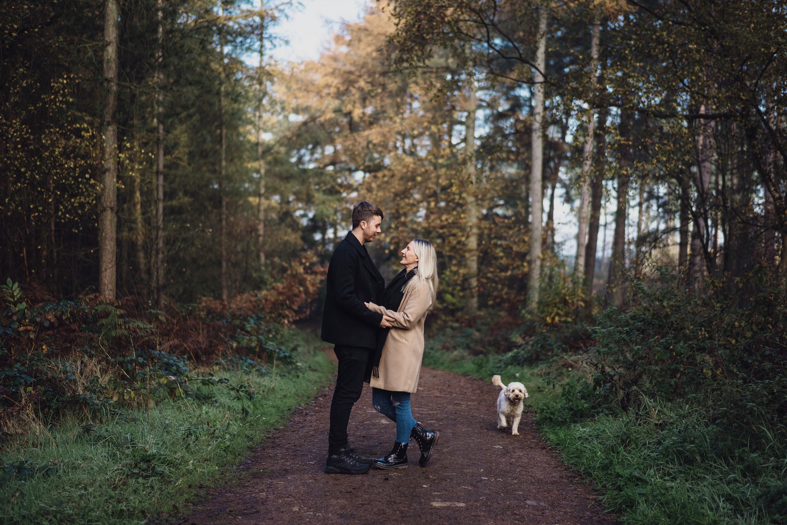 cheshire delamere engagement photographer