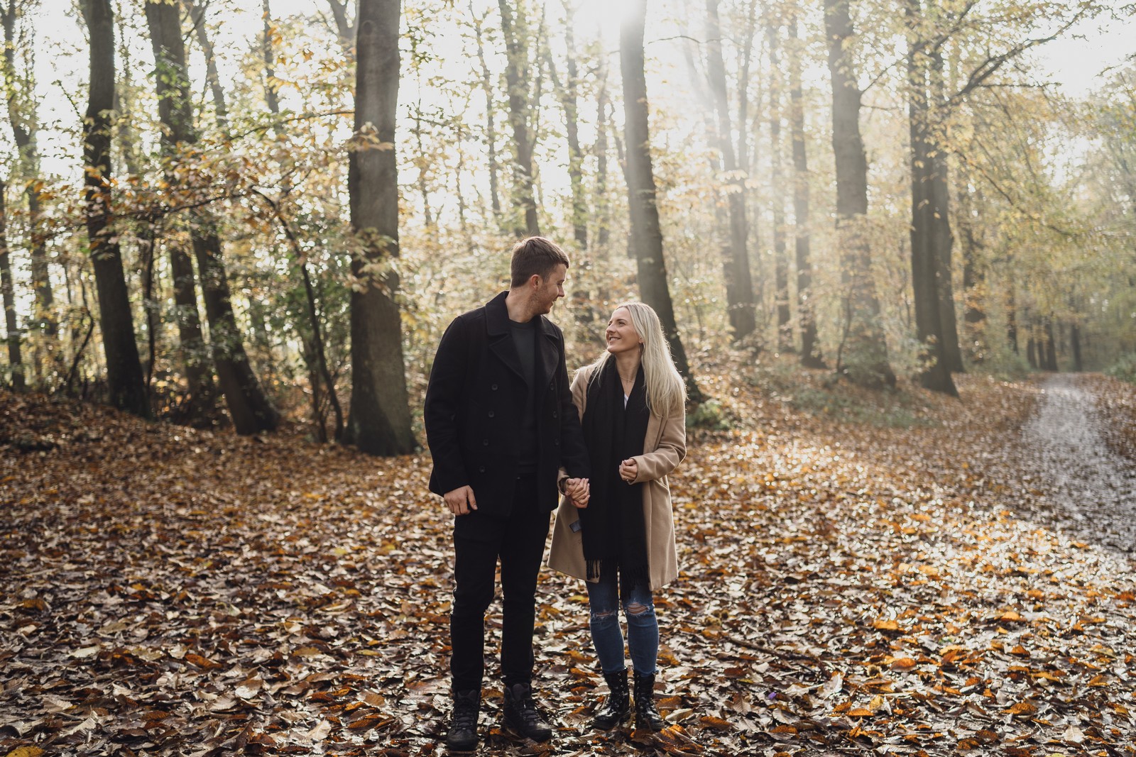 cheshire delamere engagement photographer