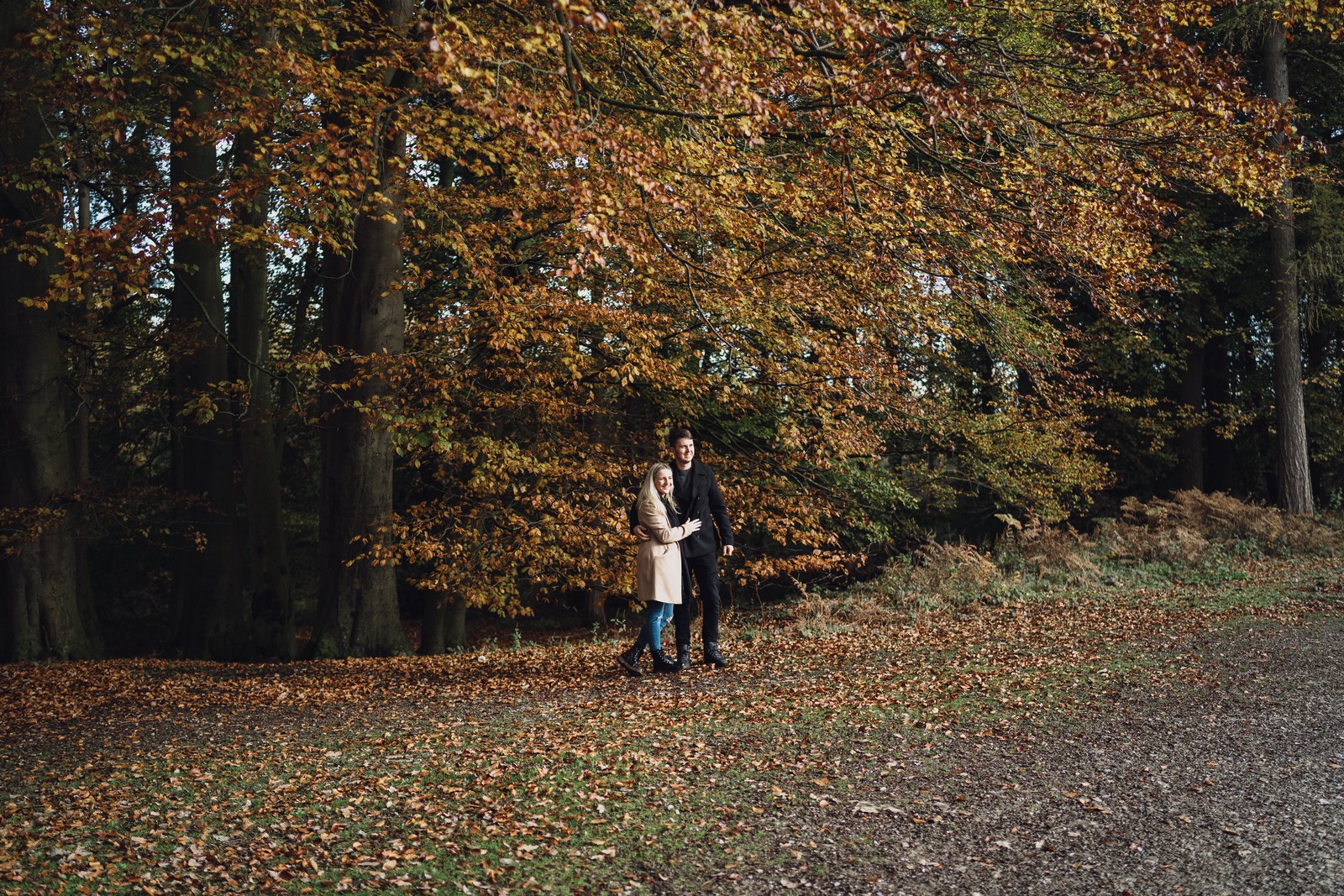 cheshire delamere engagement photographer