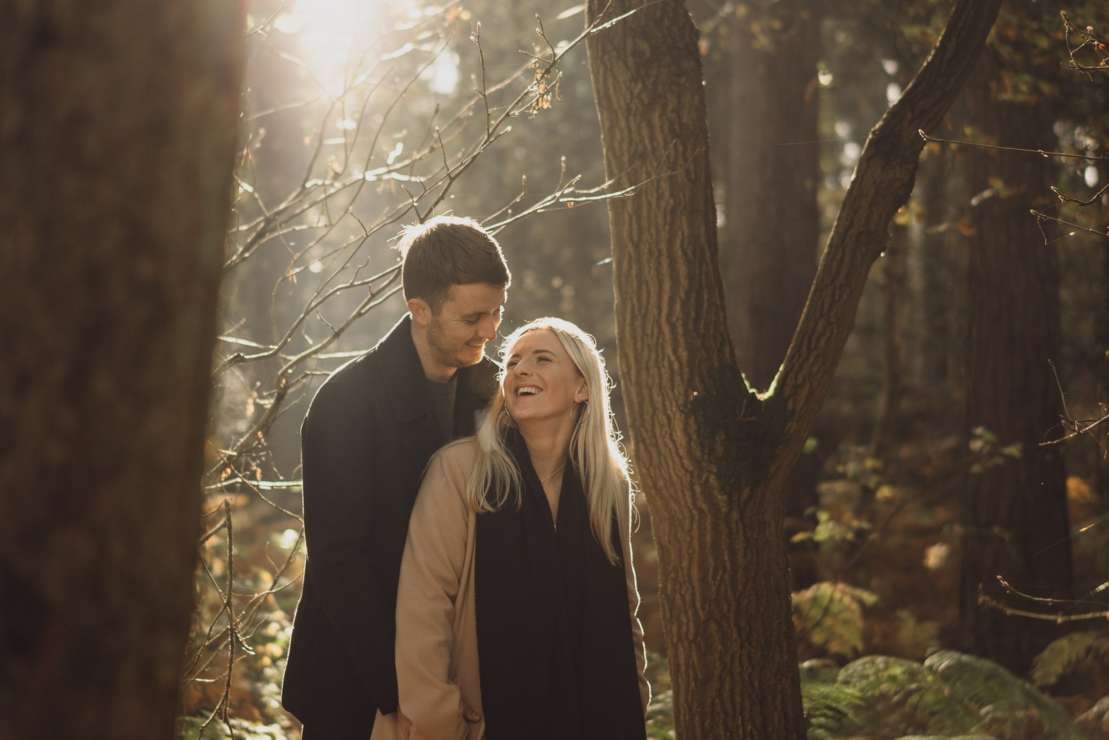 cheshire delamere engagement photographer