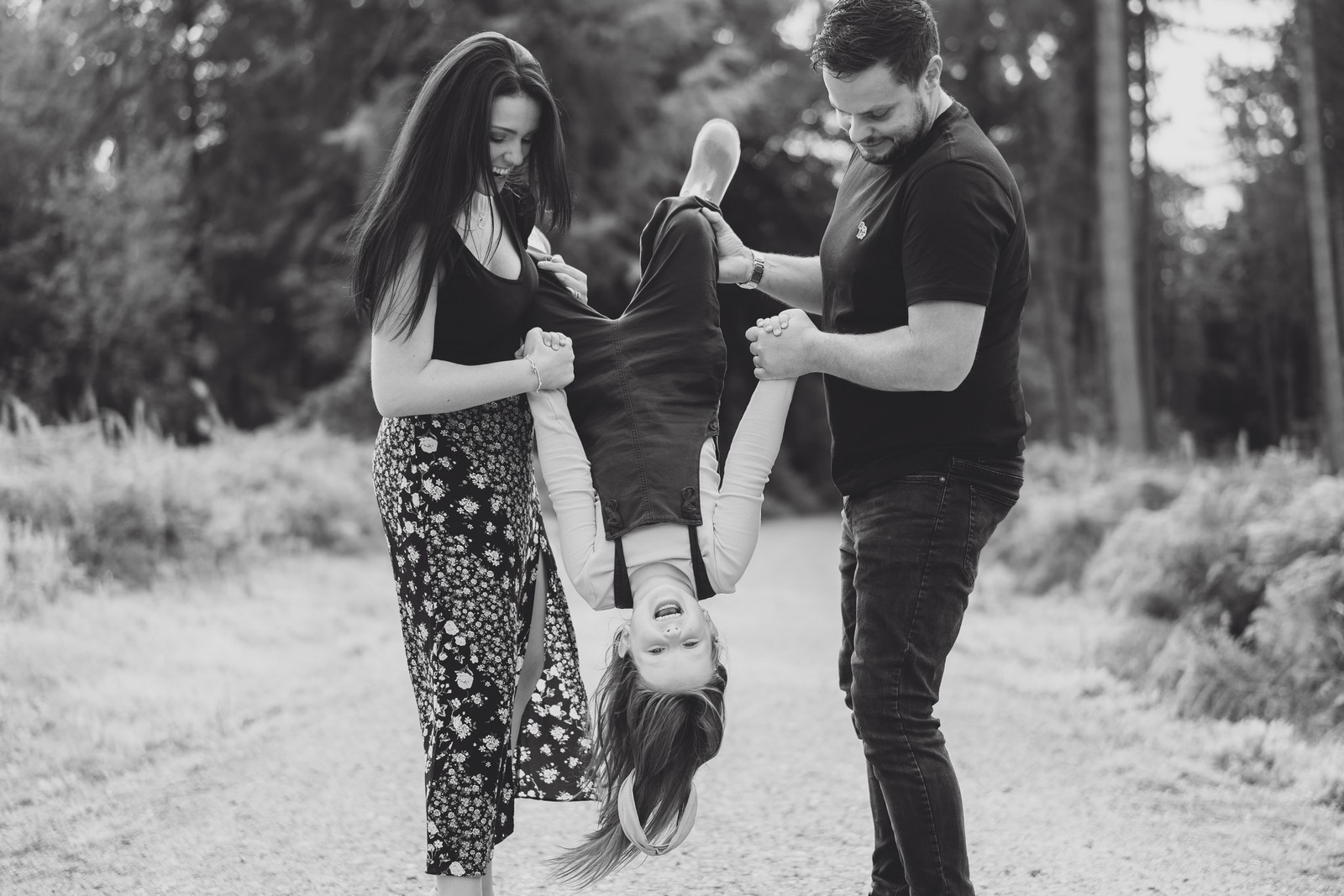 mini shoots in the forest