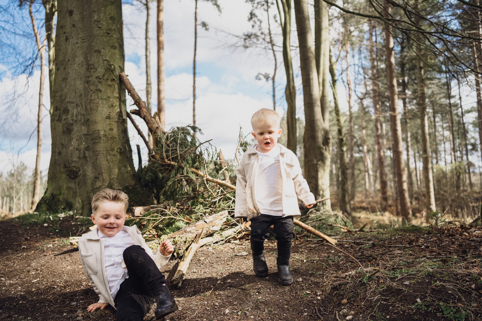 Delamere Forest Shoot // Noah & Henry