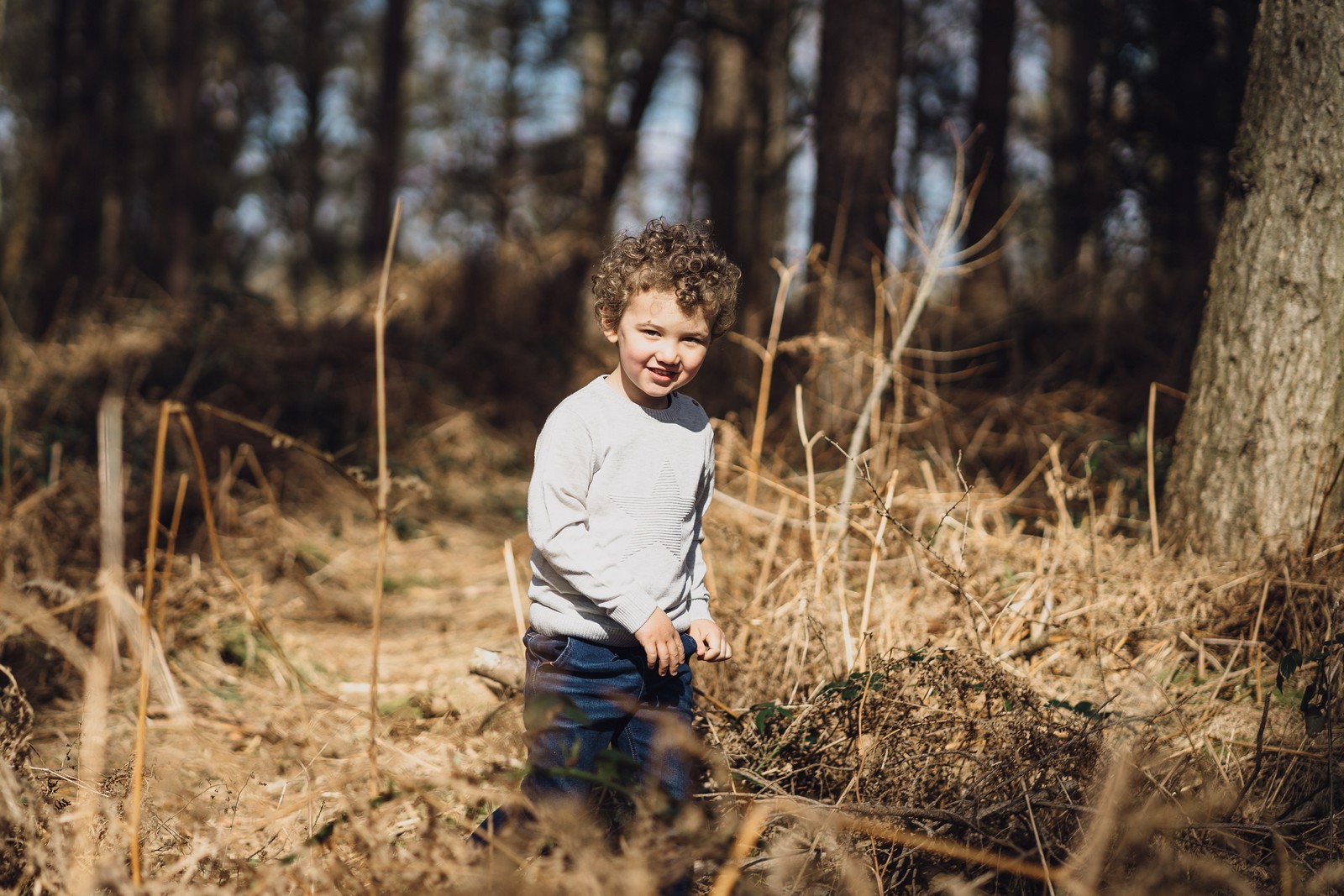 Forest shoot // Oliver and his dog Hugo