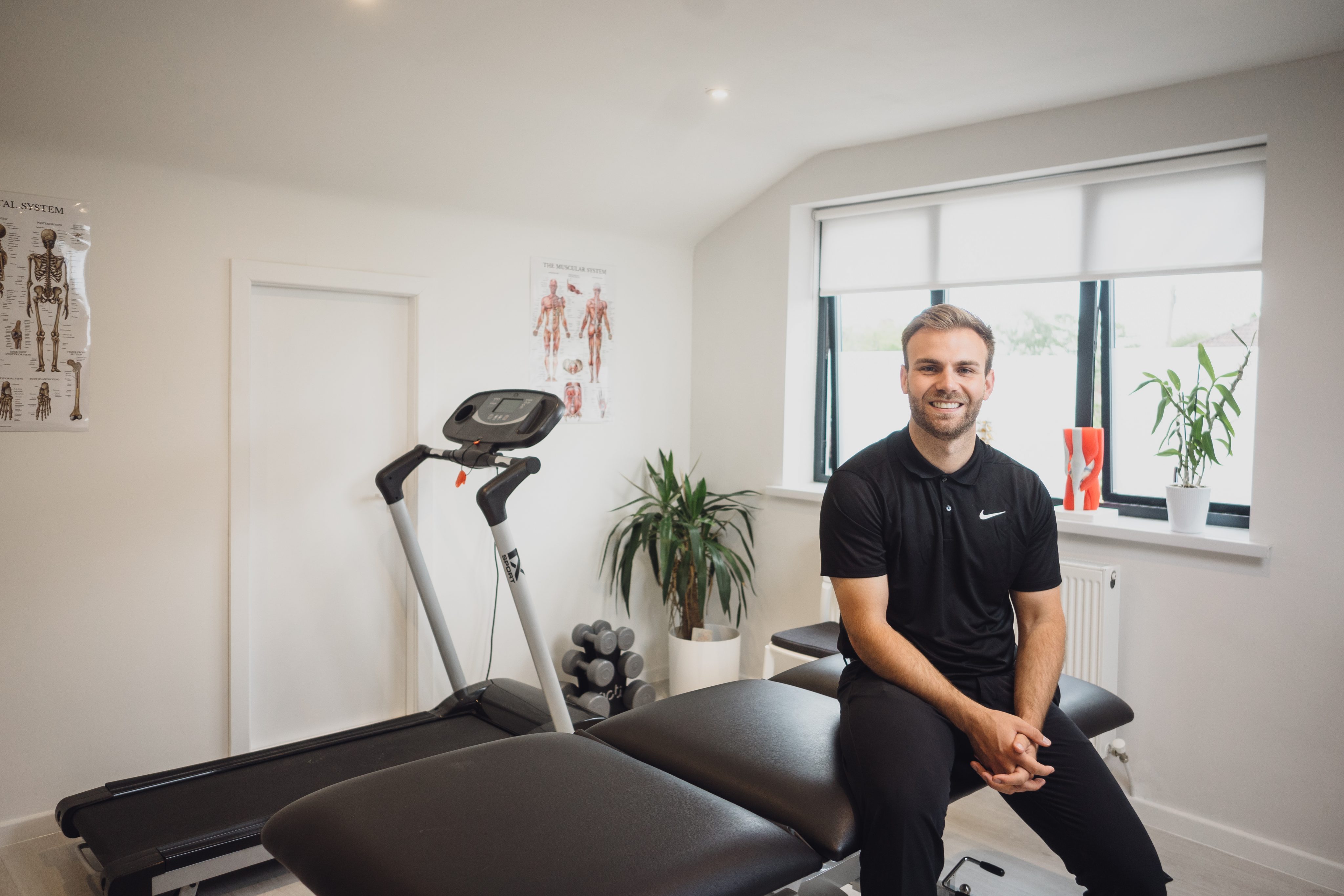 physiotherapist commercial photoshoot