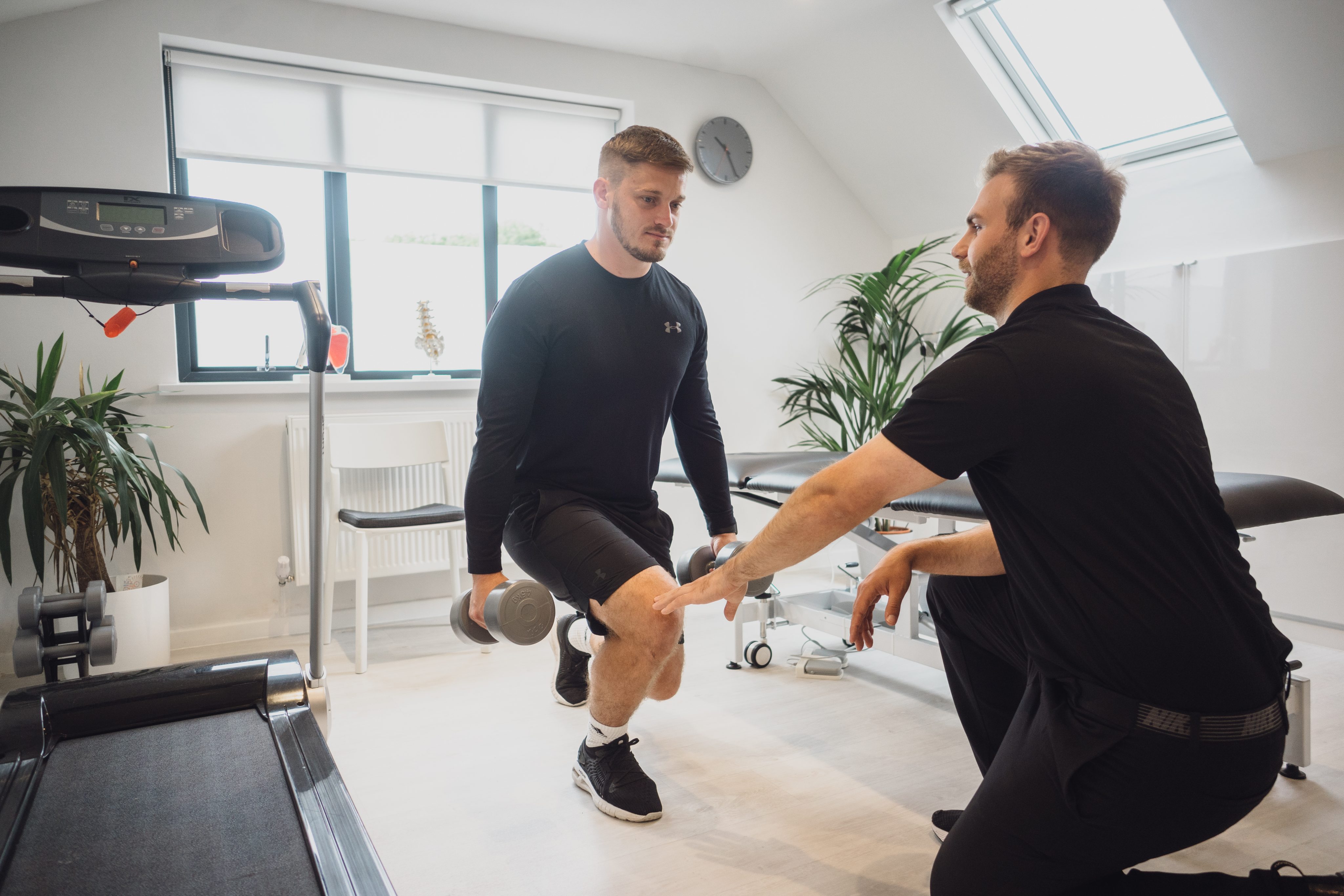 physiotherapist commercial photoshoot