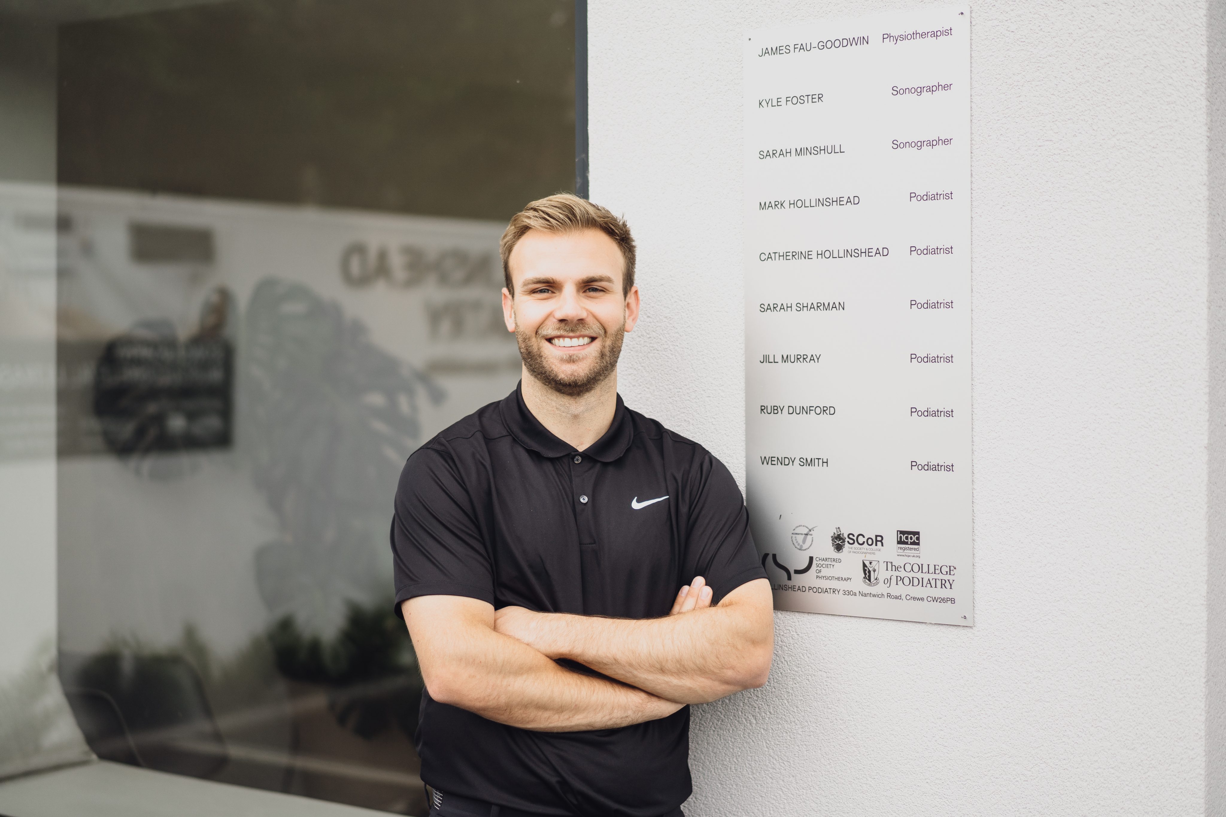 physiotherapist commercial photoshoot