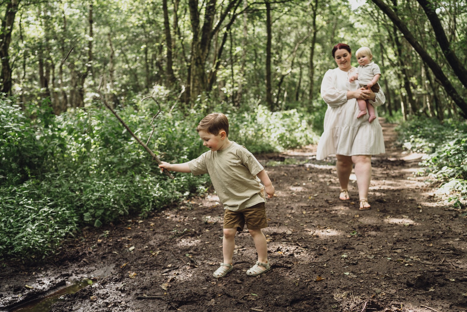 Family shoot in the woods // Crosbie Family