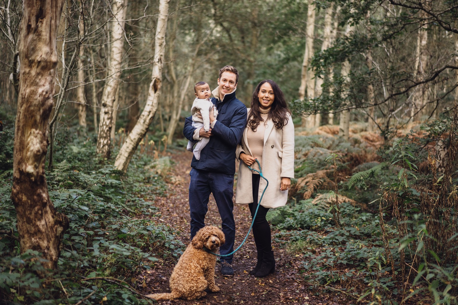 Baby photoshoot in the woods // Zach