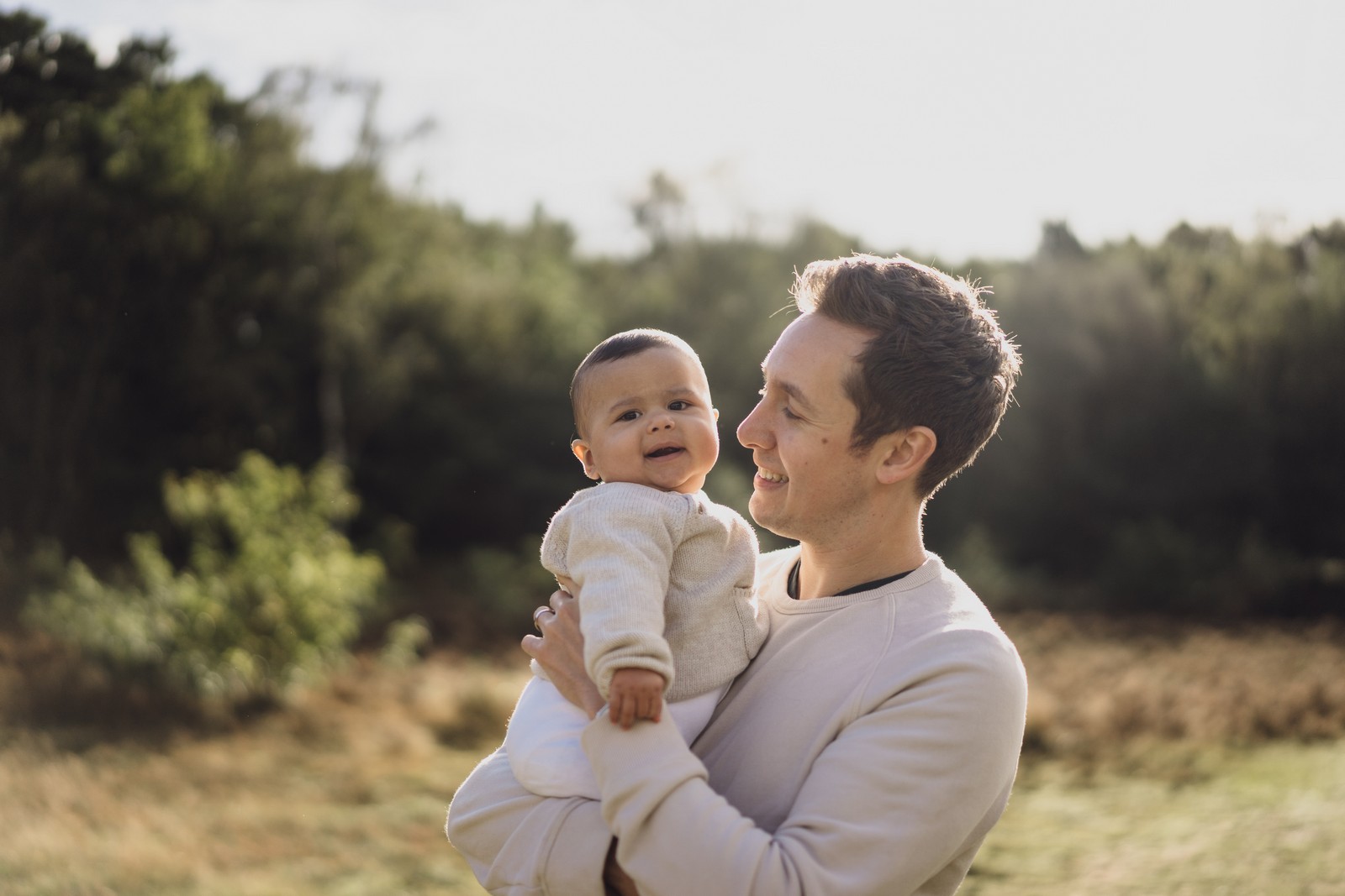 Baby photoshoot in the woods // Zach