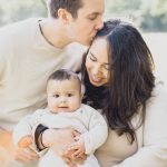 Baby photoshoot in the woods
