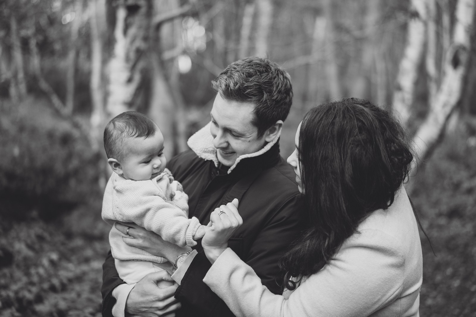 Baby photoshoot in the woods // Zach