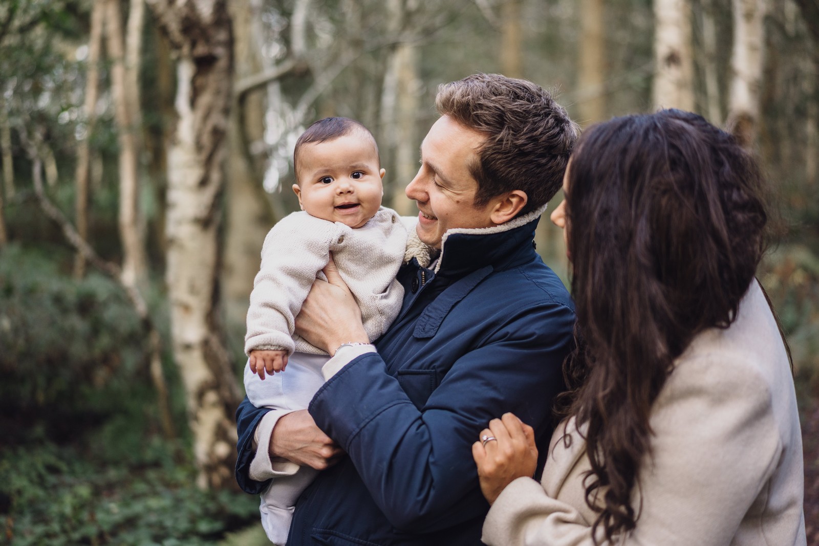 Baby photoshoot in the woods // Zach