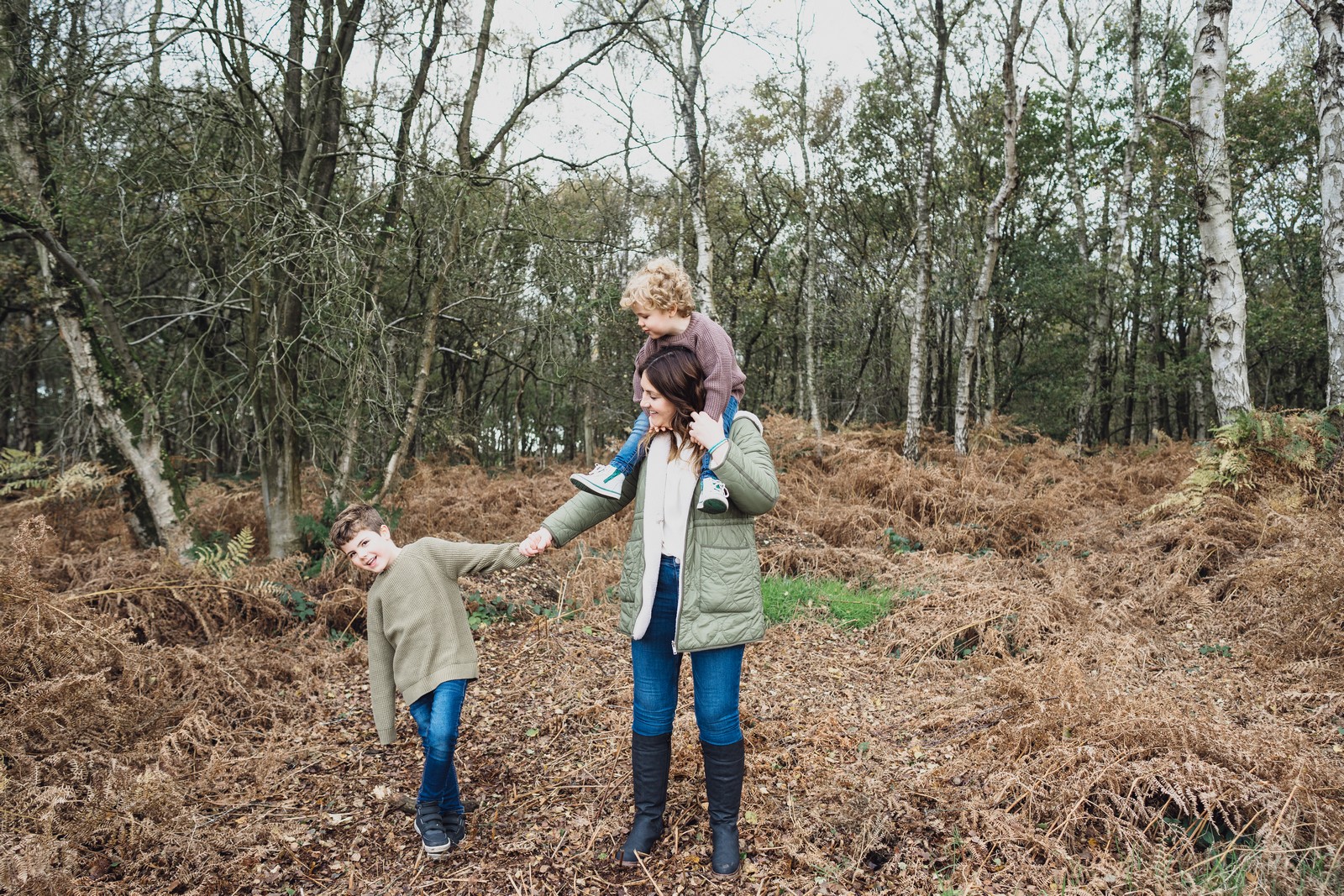 Family shoot in the woods // The Hampshire's