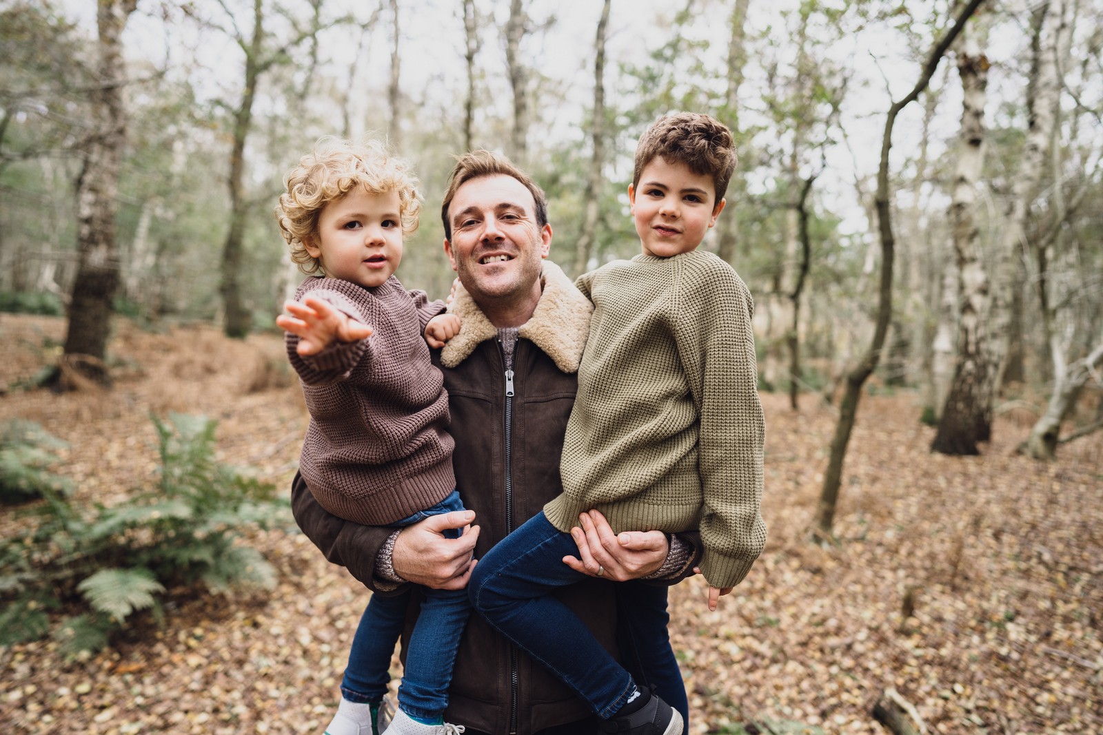 mini shoot in the woods