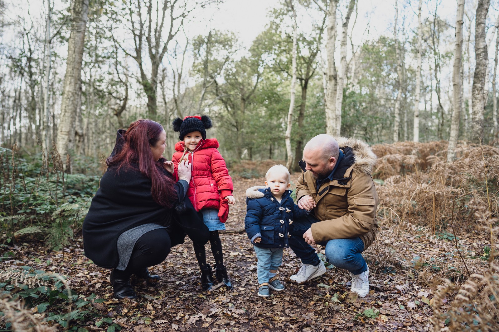 PHOTOSHOOT IN THE WOODS