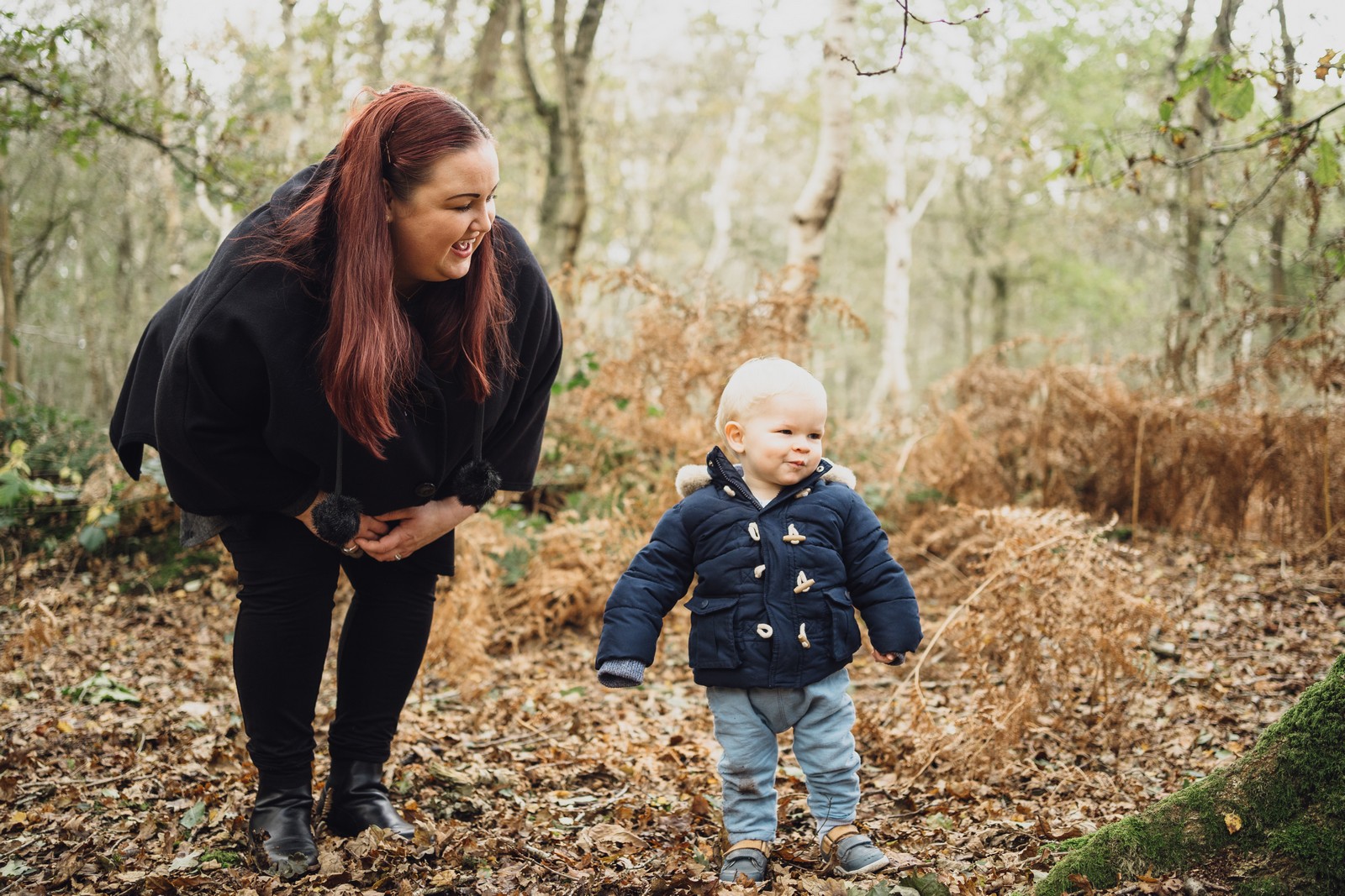 Photoshoot in the woods // The Lafferty's