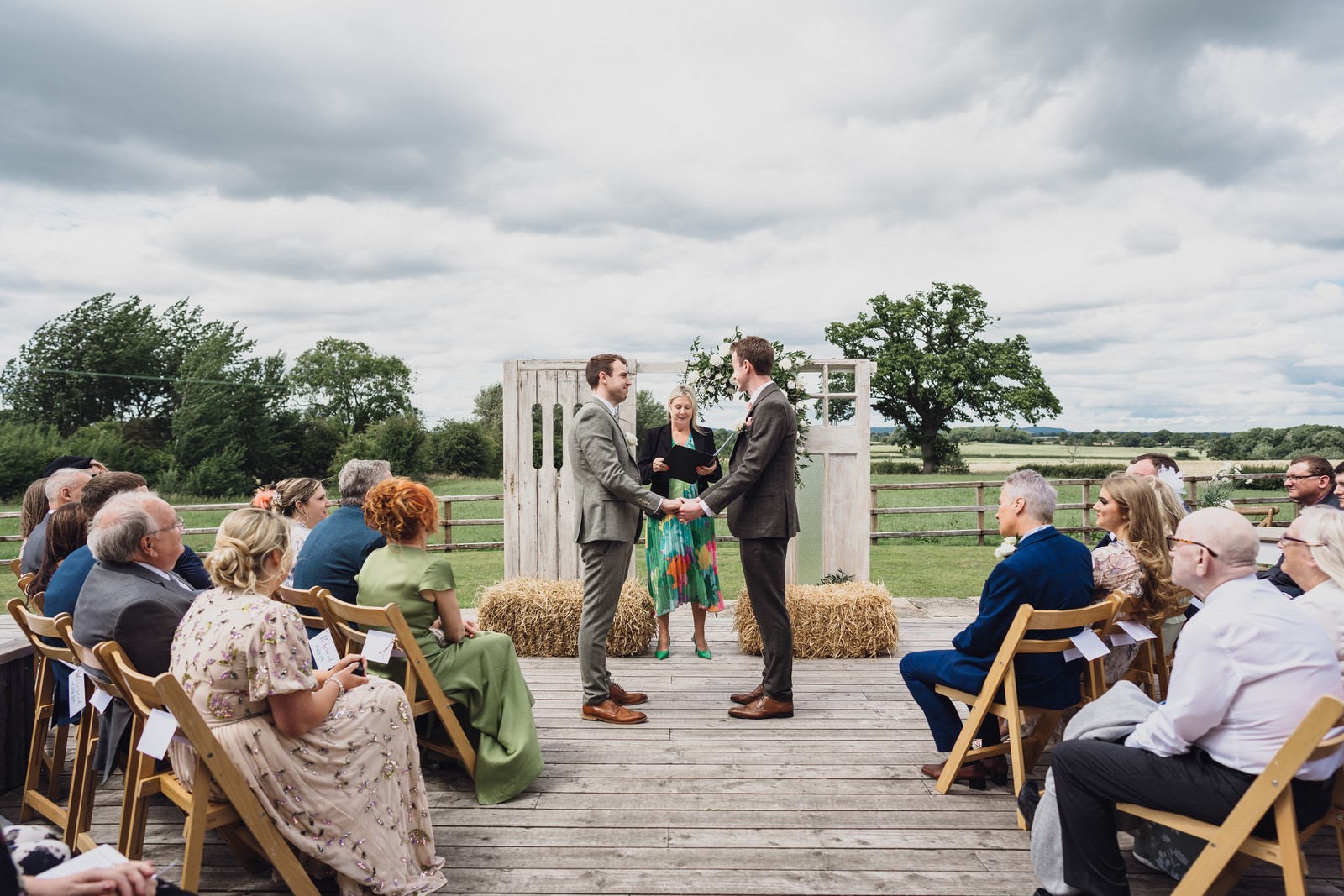 grange barn shropshire wedding photographer