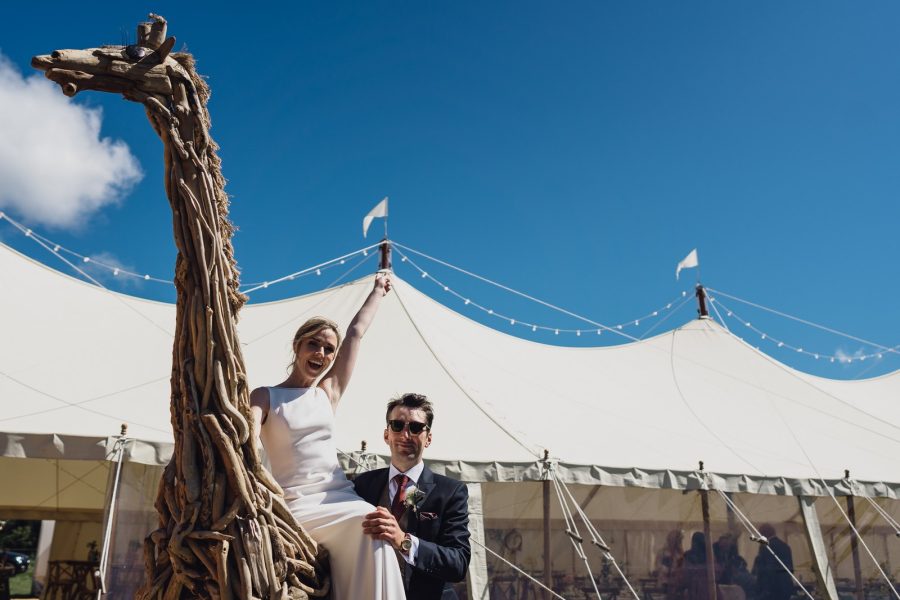 Marquee at home // Harriet & Richard