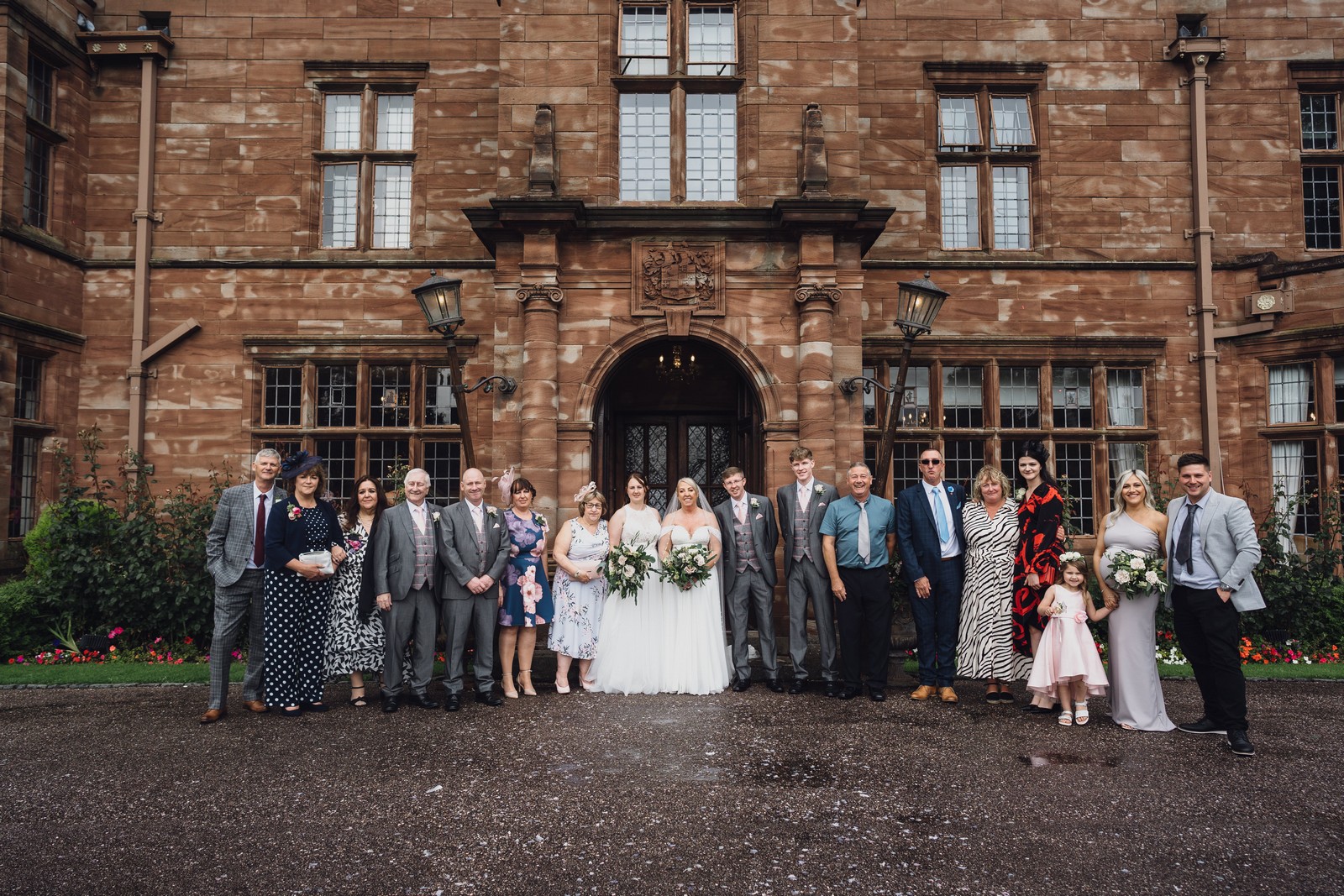 the best north west cheshire wedding photographer at wrenbury hall
