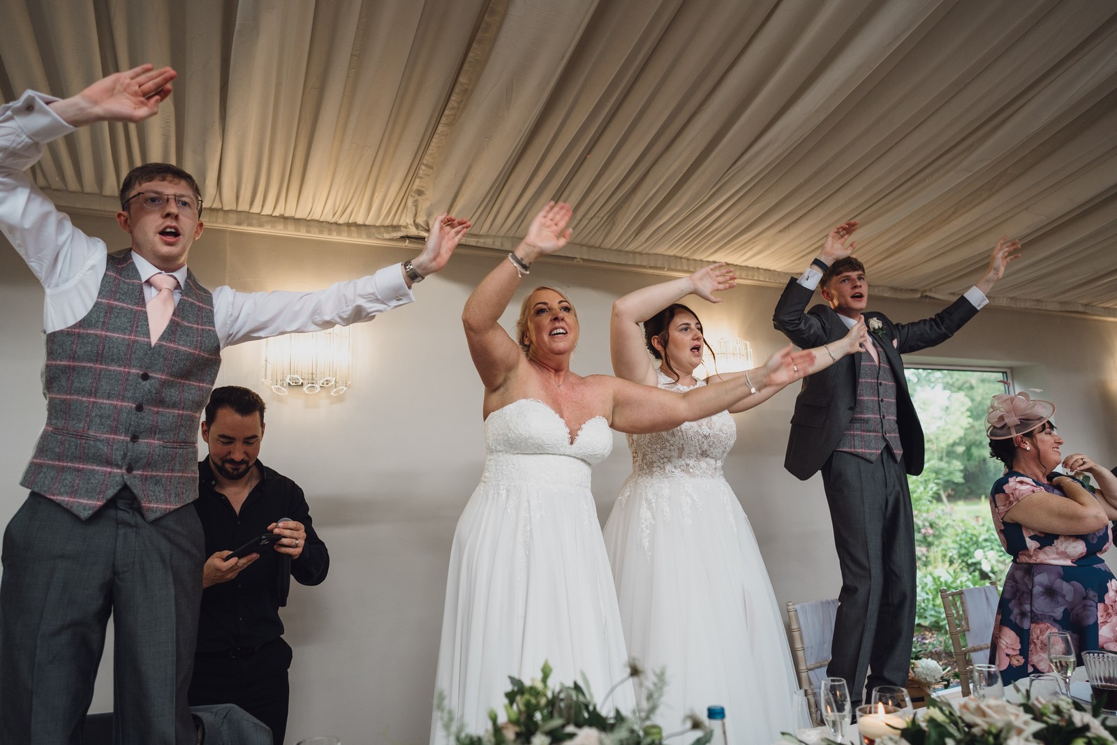 the best north west cheshire wedding photographer at wrenbury hall