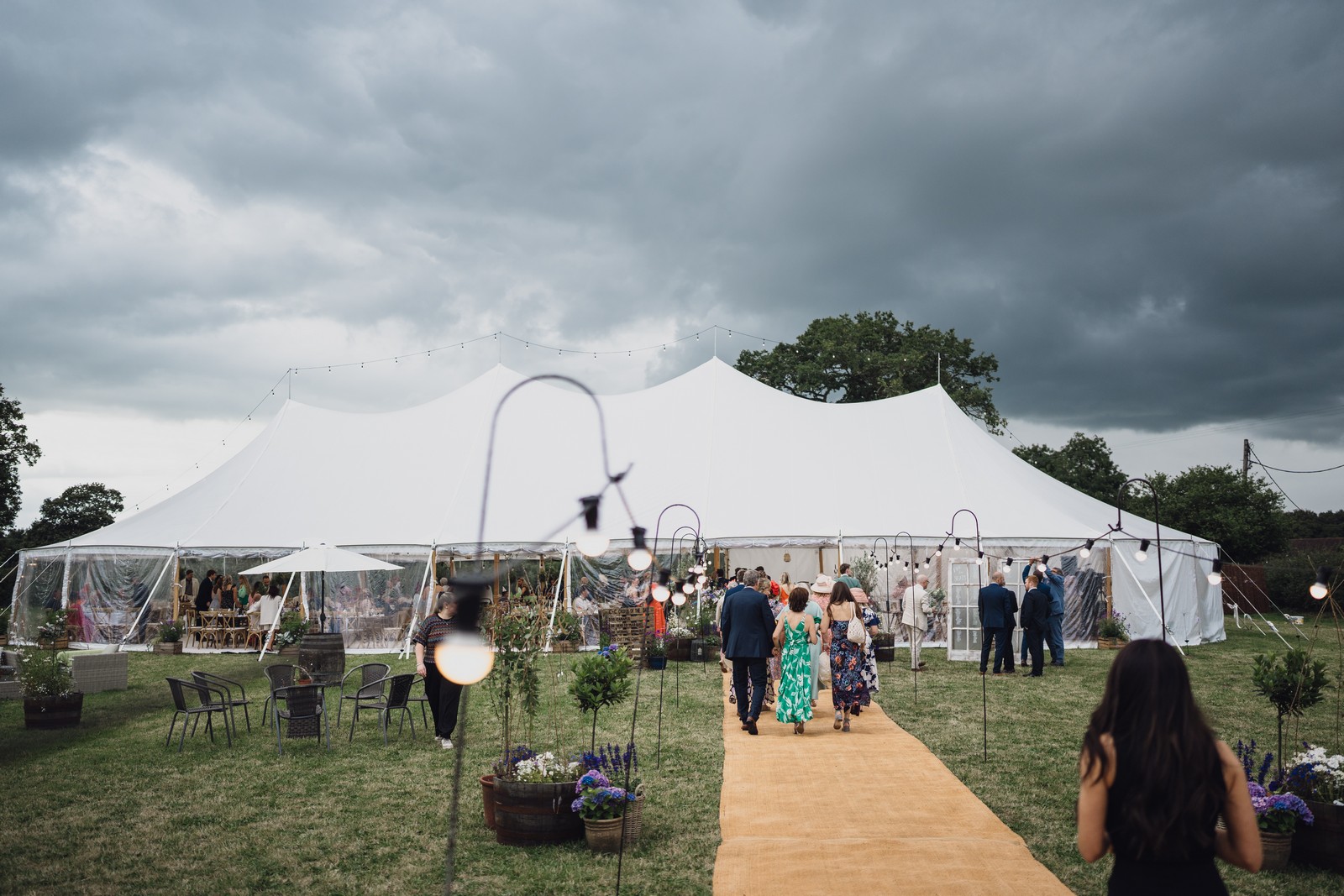 Charlotte & Celestino // Marquee at home
