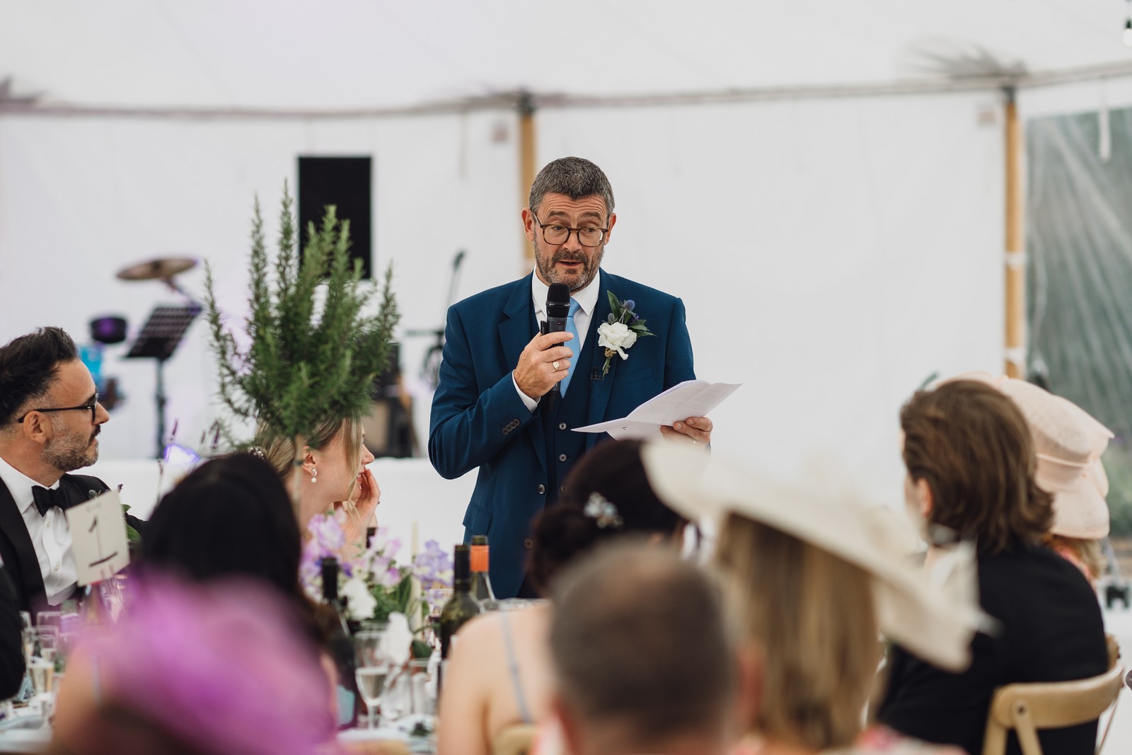 Charlotte & Celestino // Marquee at home