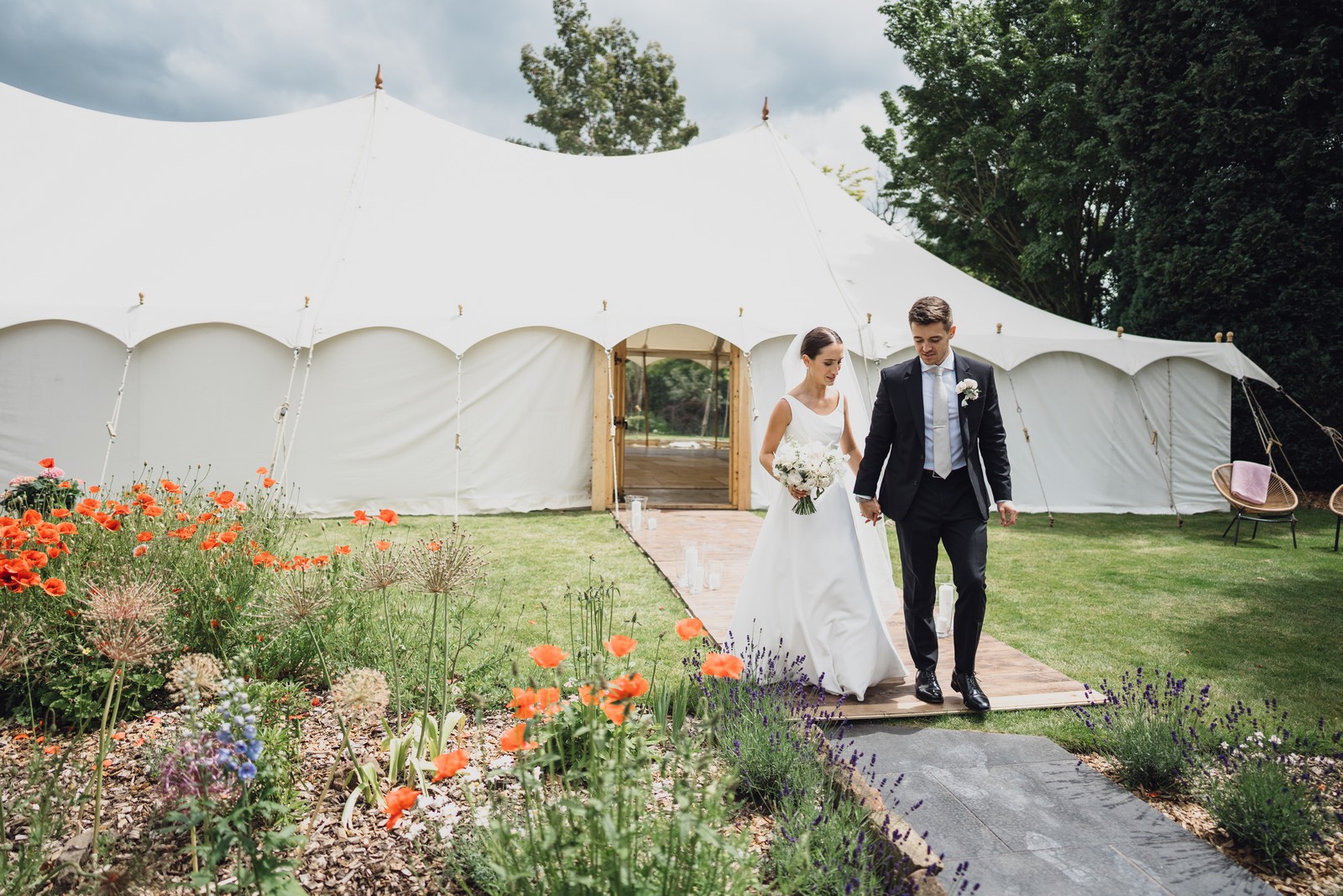 Becky & Joe // Marquee at home