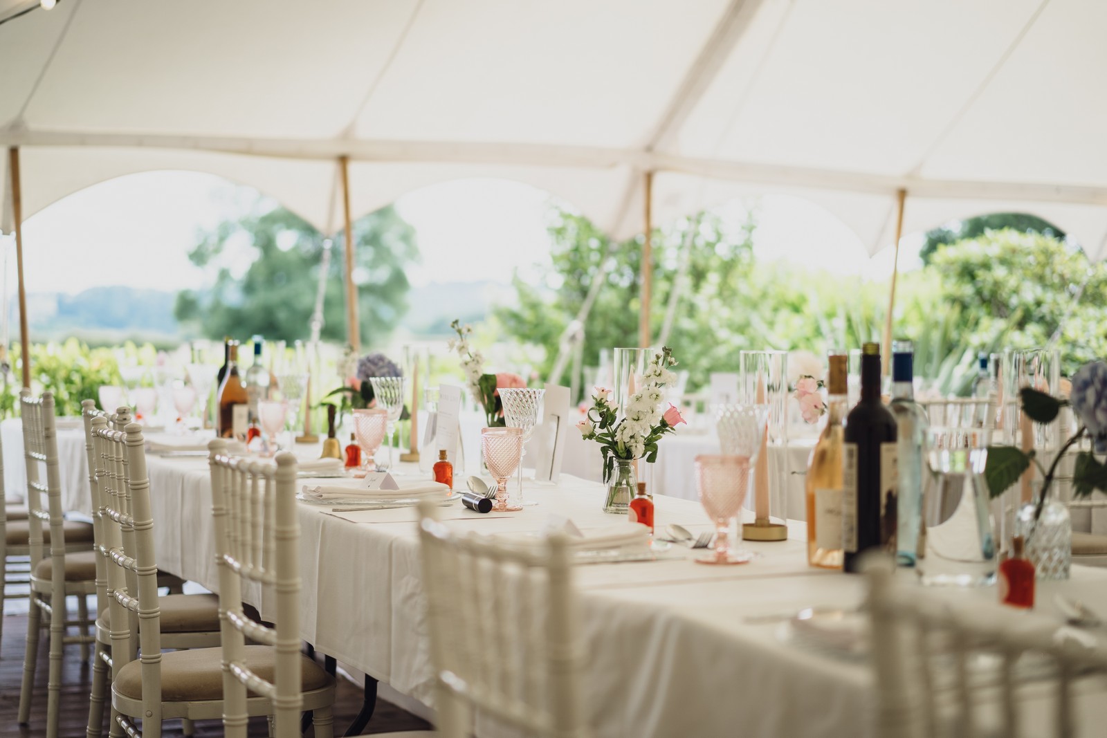 Becky & Joe // Marquee at home