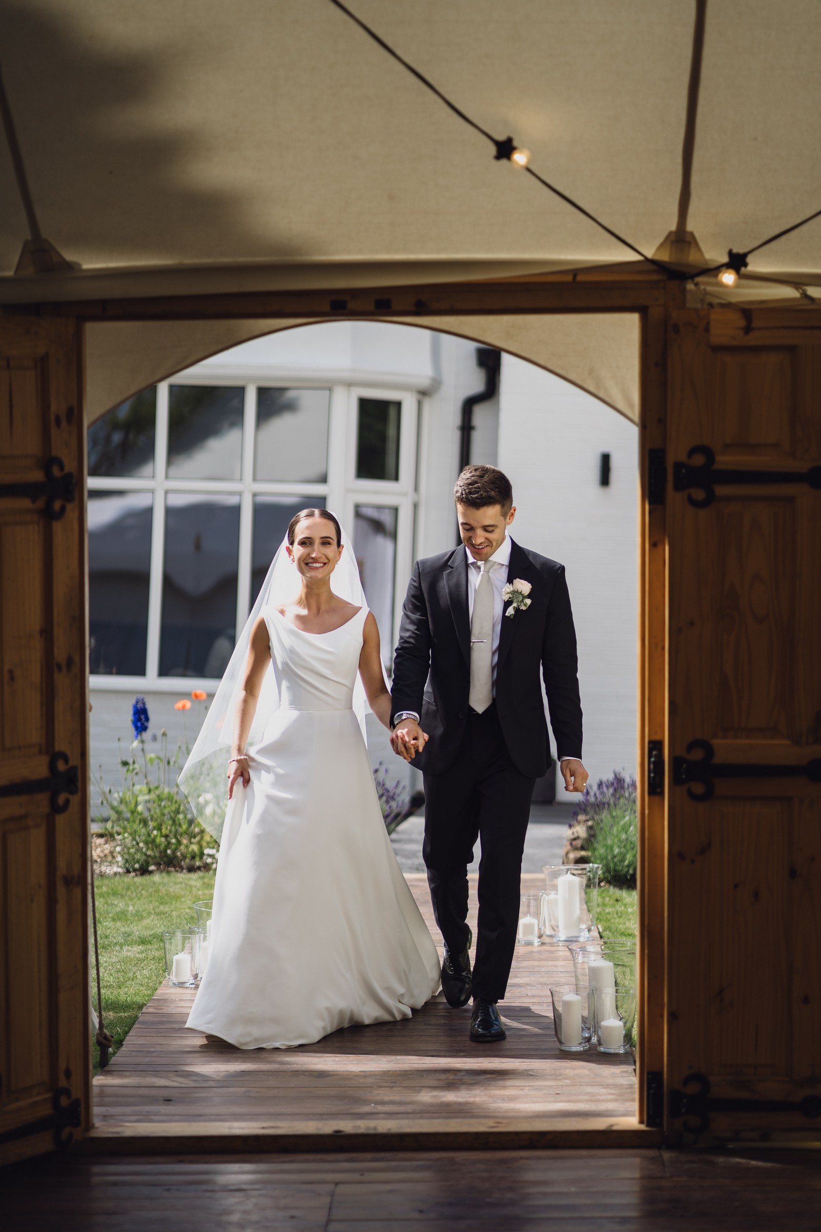 Becky & Joe // Marquee at home