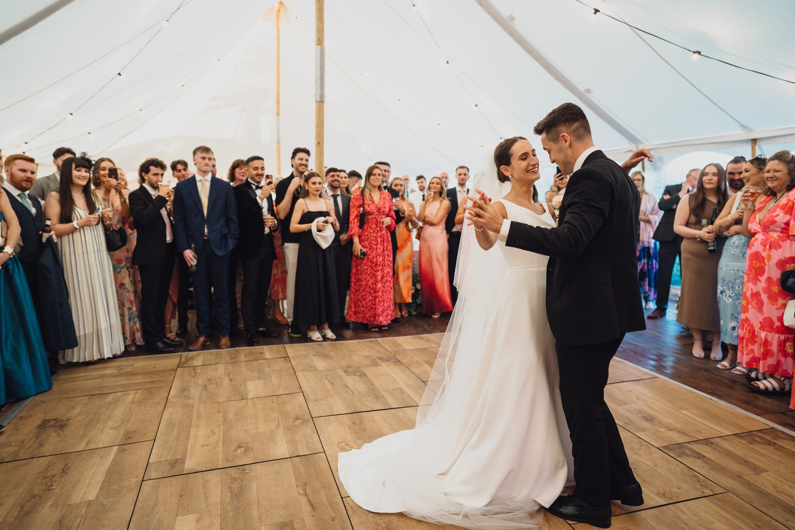 Becky & Joe // Marquee at home