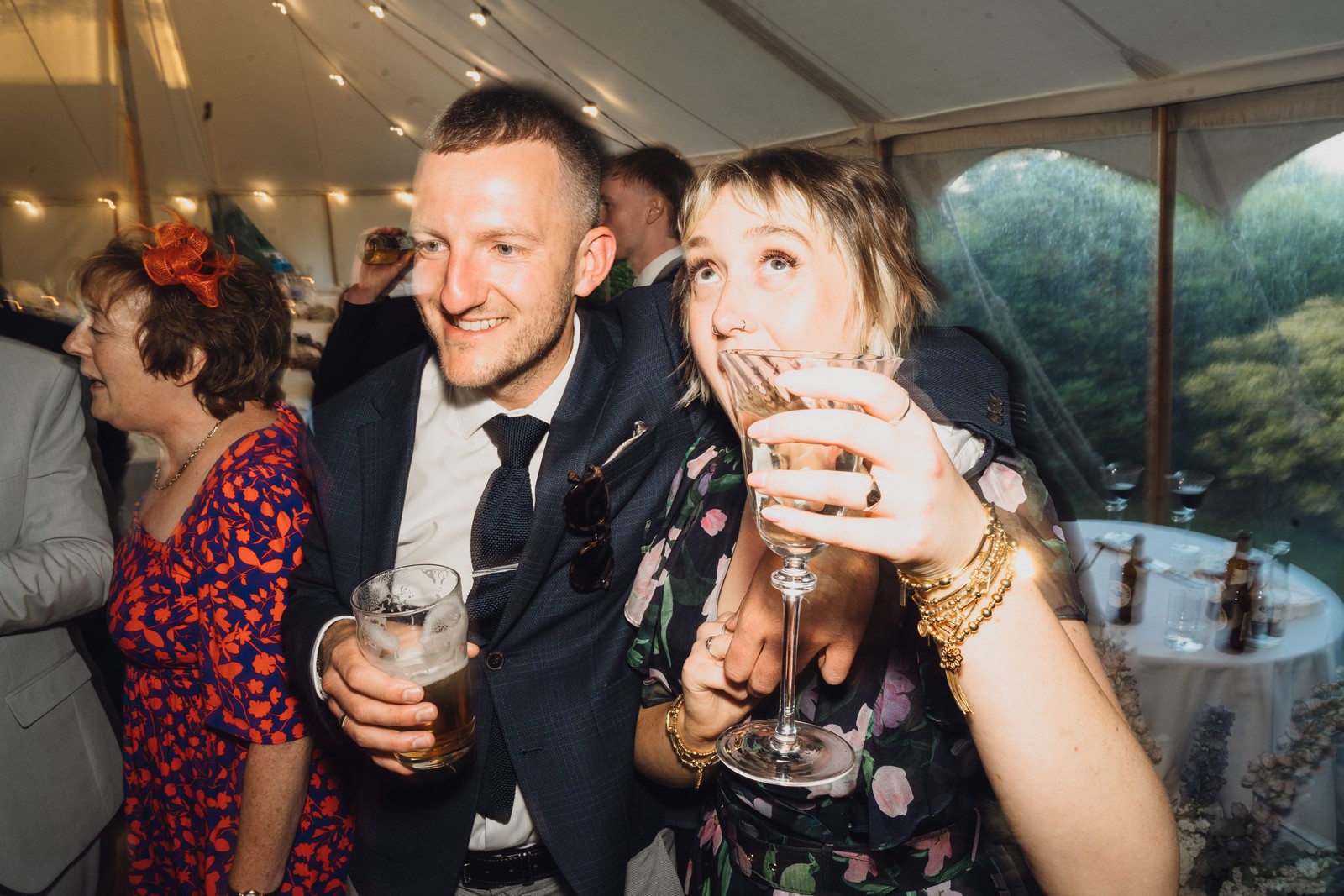 Becky & Joe // Marquee at home