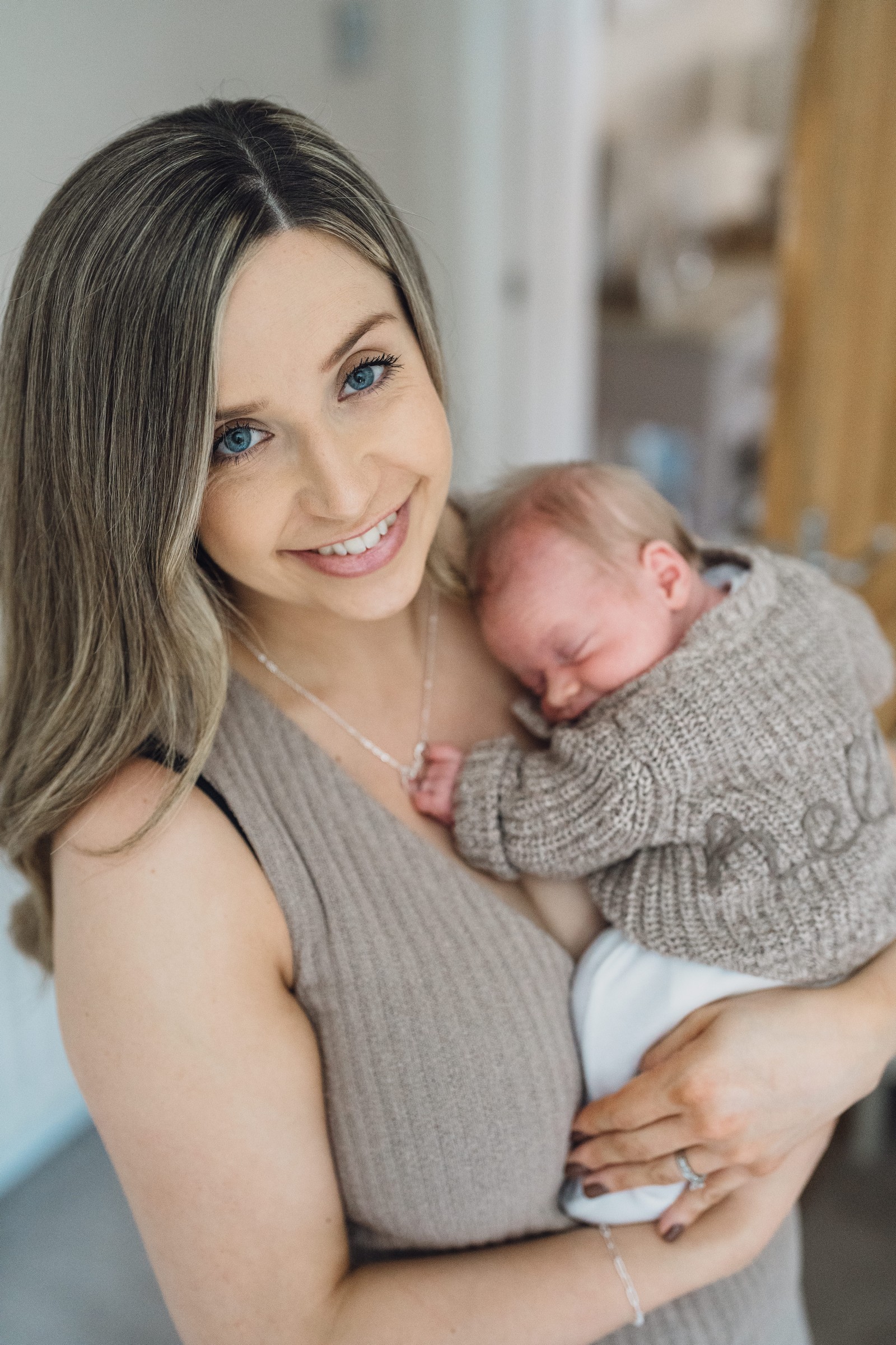 A Newborn Session at Home with Baby Alfie