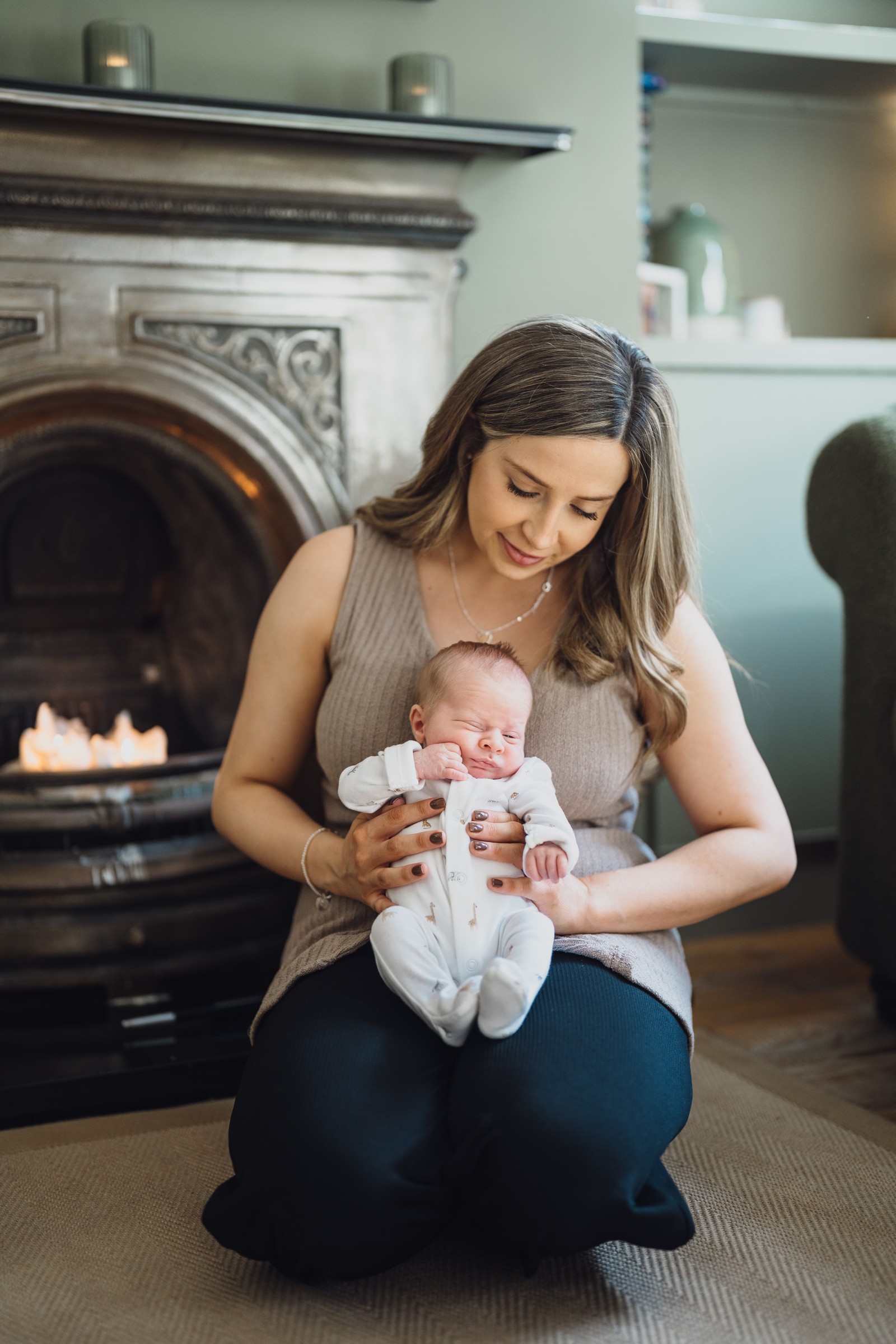 A Newborn Session at Home with Baby Alfie