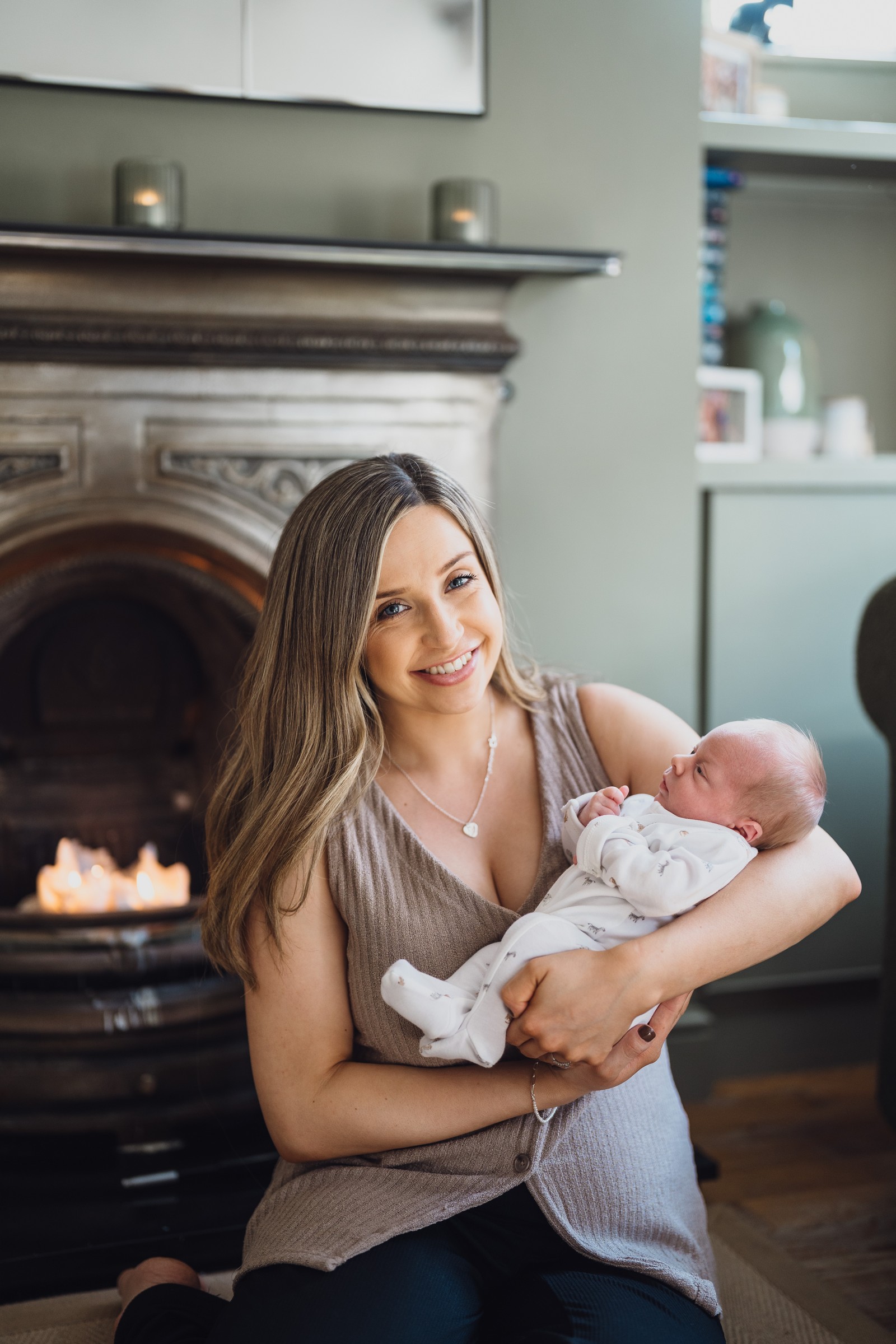 A Newborn Session at Home with Baby Alfie