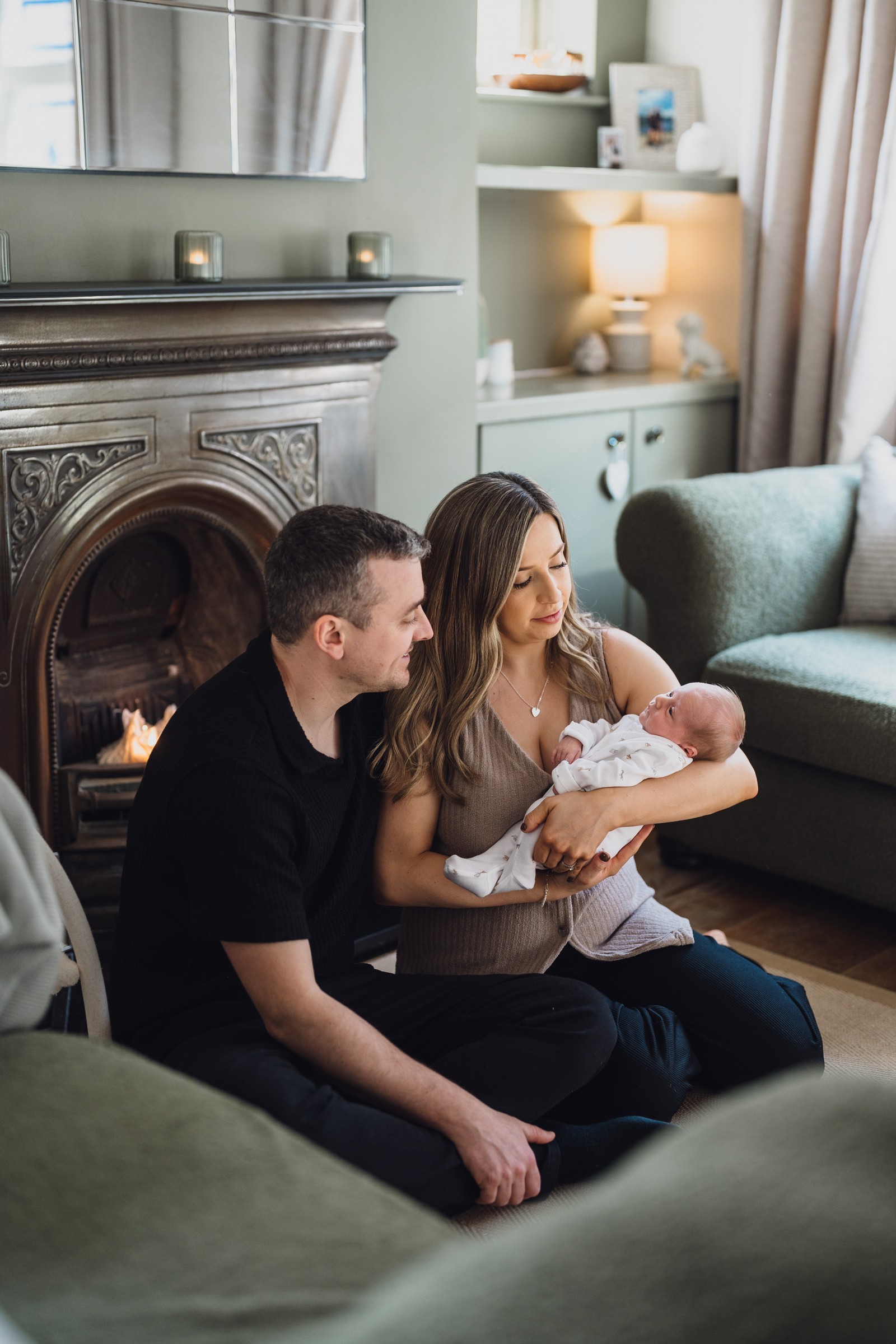 A Newborn Session at Home with Baby Alfie