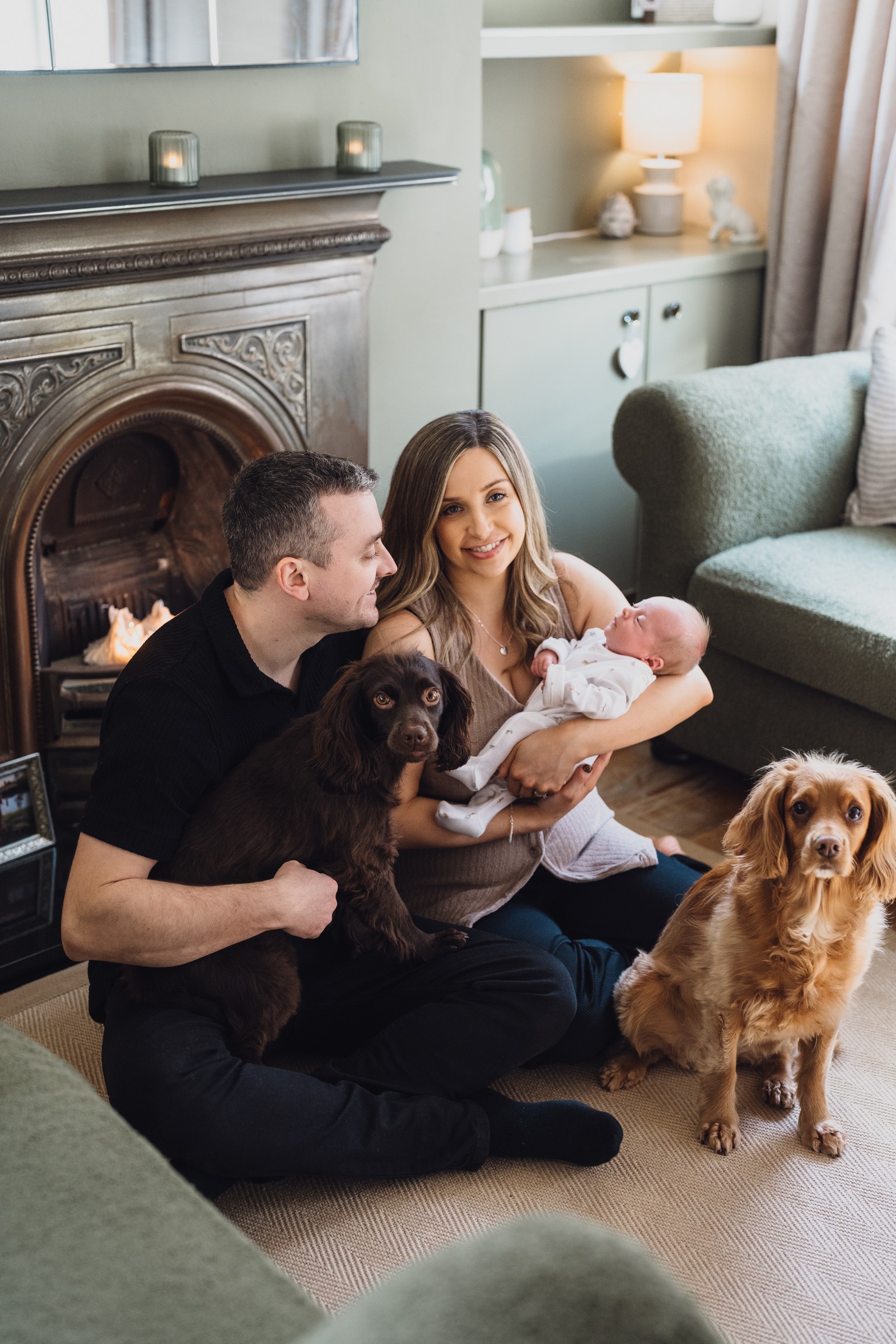 A Newborn Session at Home with Baby Alfie