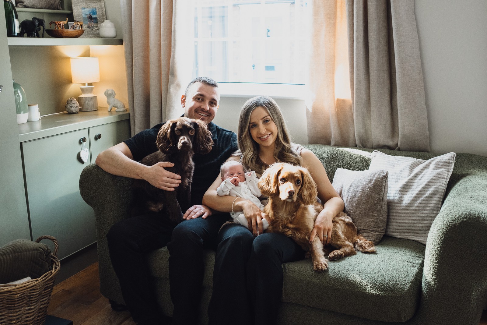 A Newborn Session at Home with Baby Alfie