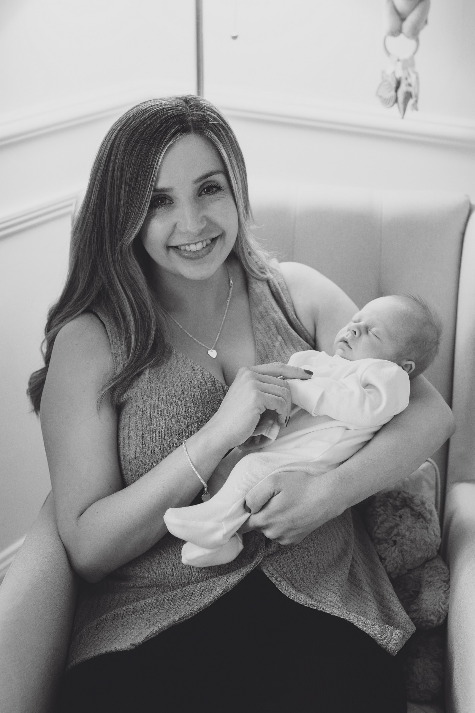 A Newborn Session at Home with Baby Alfie